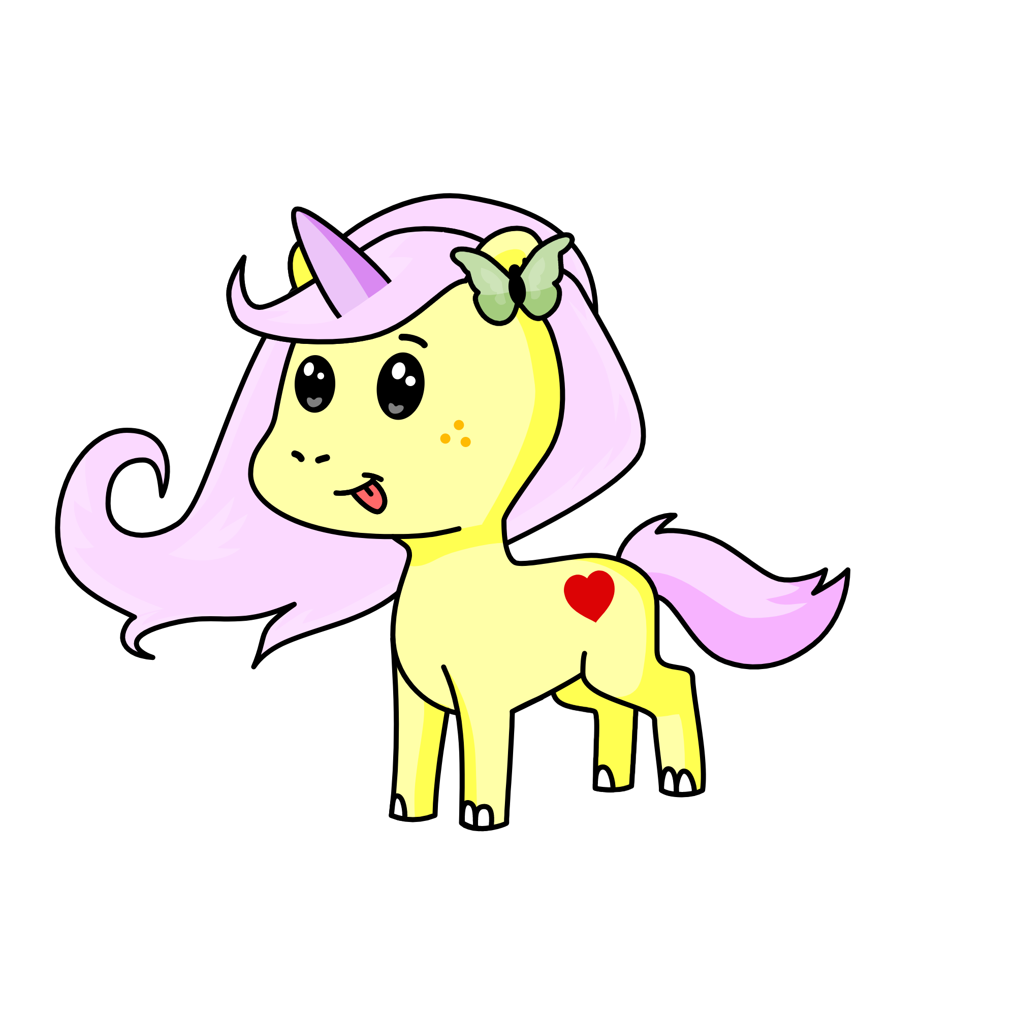 Fluttershy, the unicorn