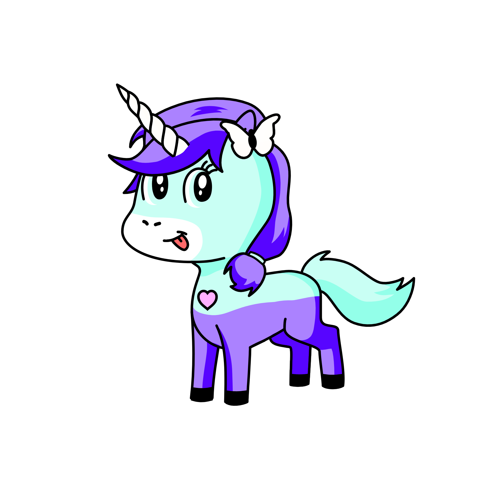 Lavender Bloom, the unicorn