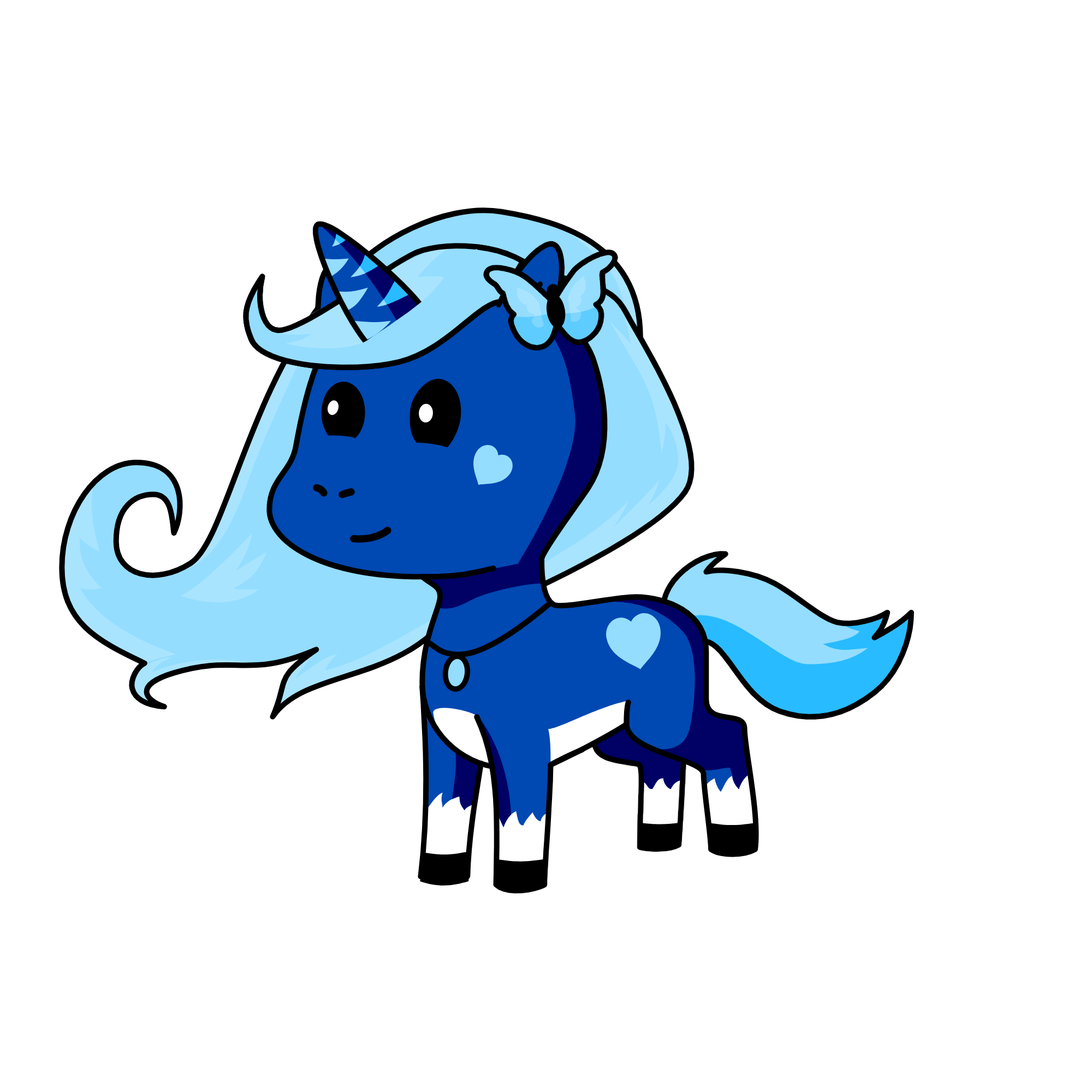 Luna, the unicorn