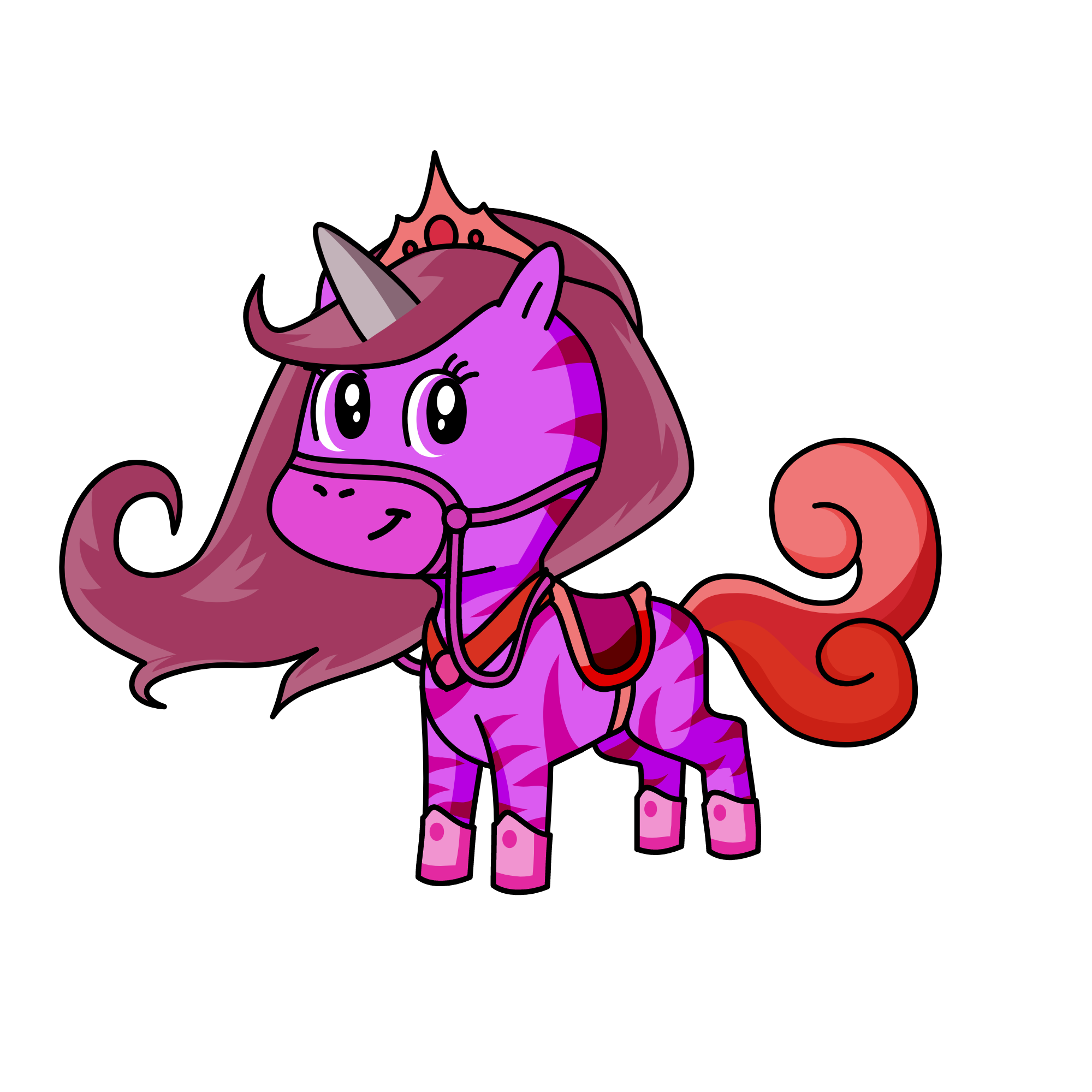 Candy, the unicorn