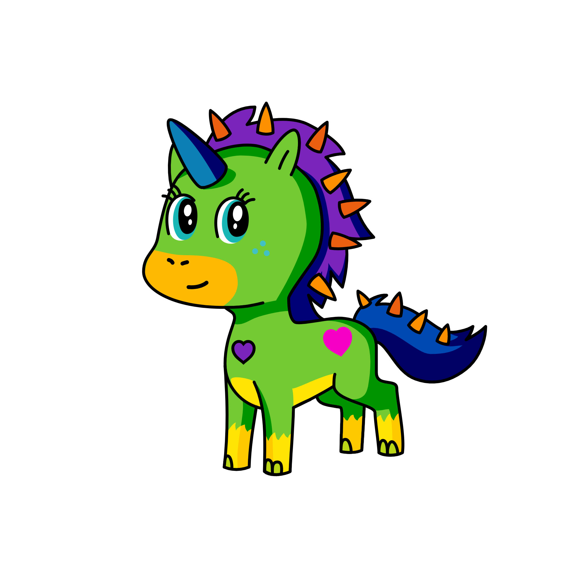bla bla, the unicorn