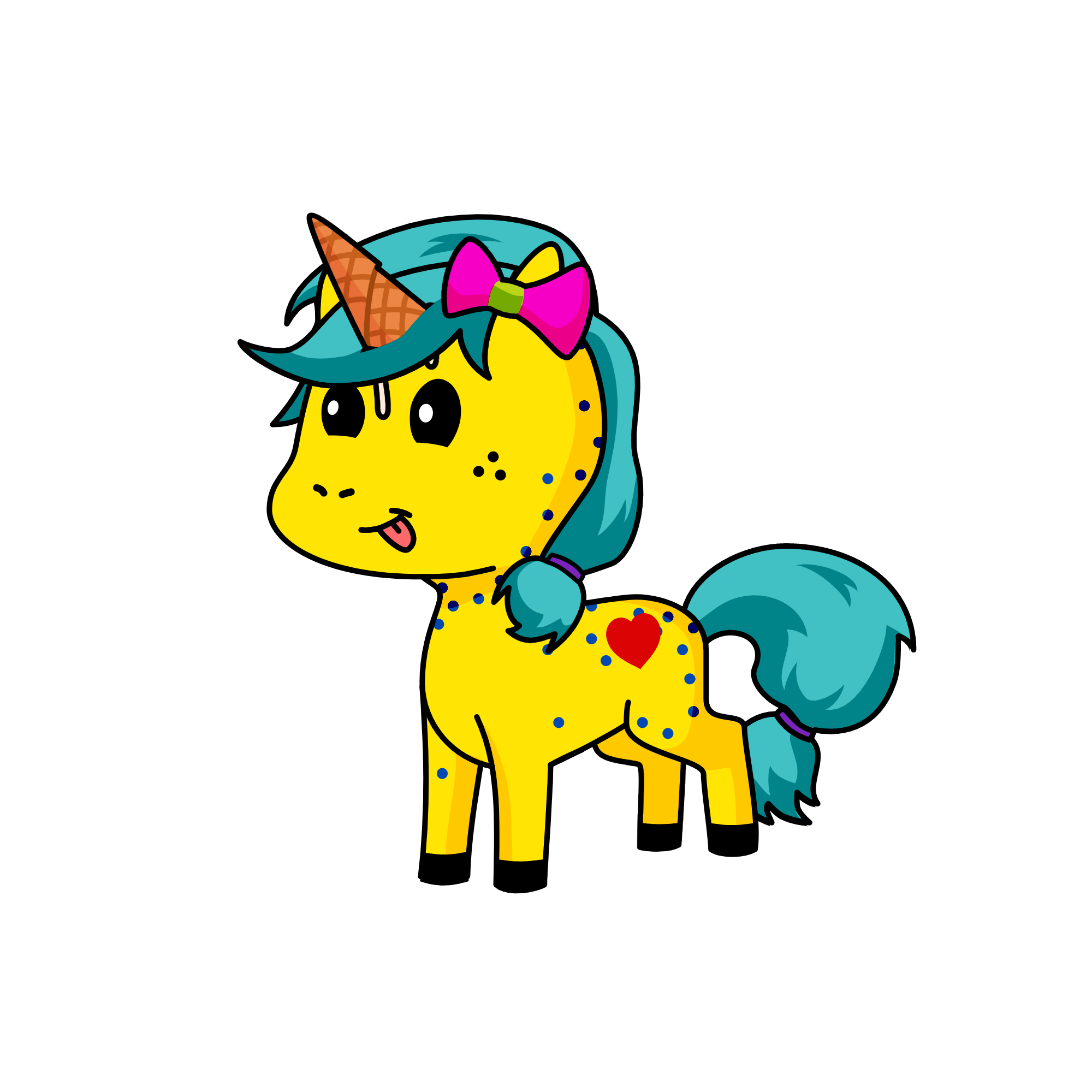 candy, the unicorn