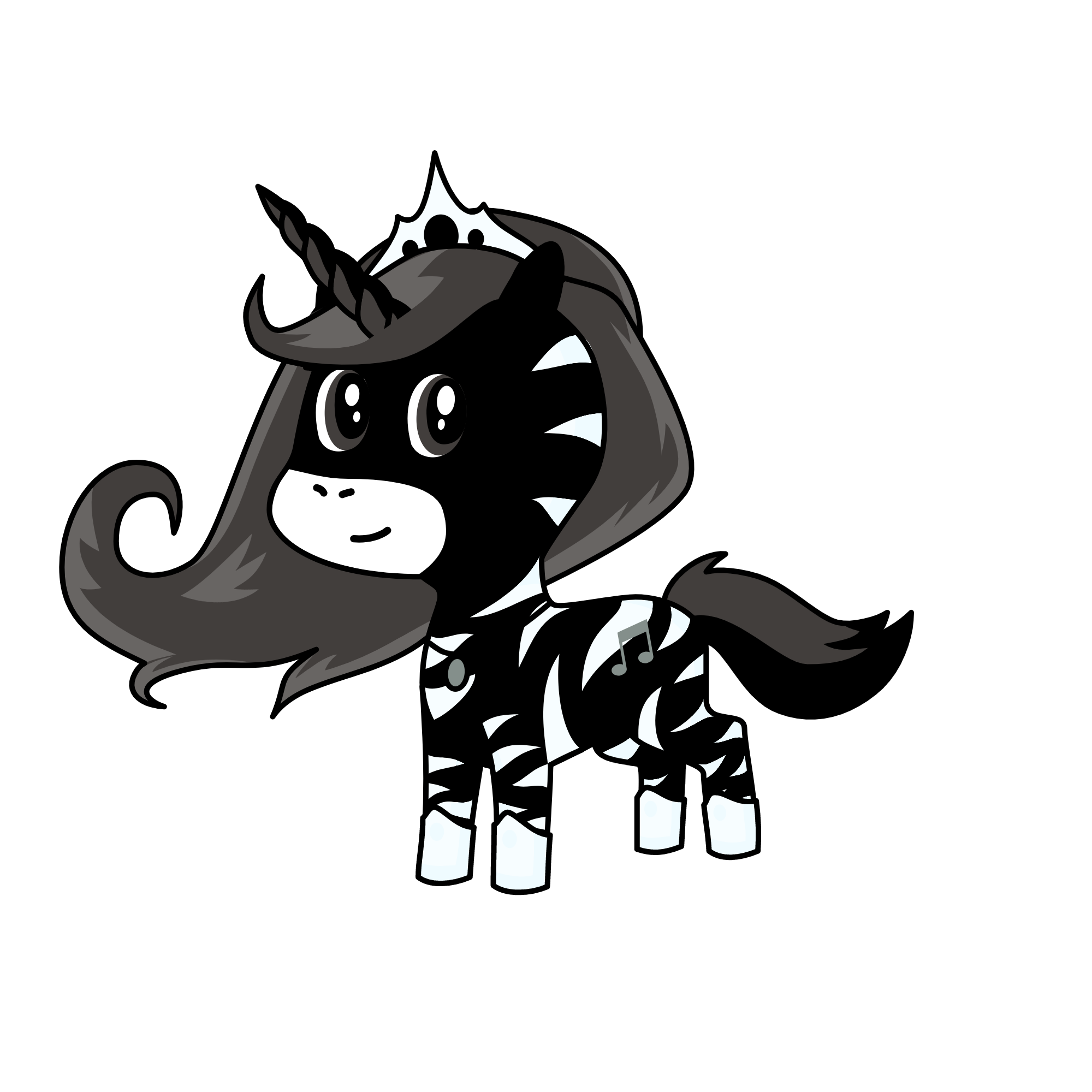 Black Beauty, the unicorn