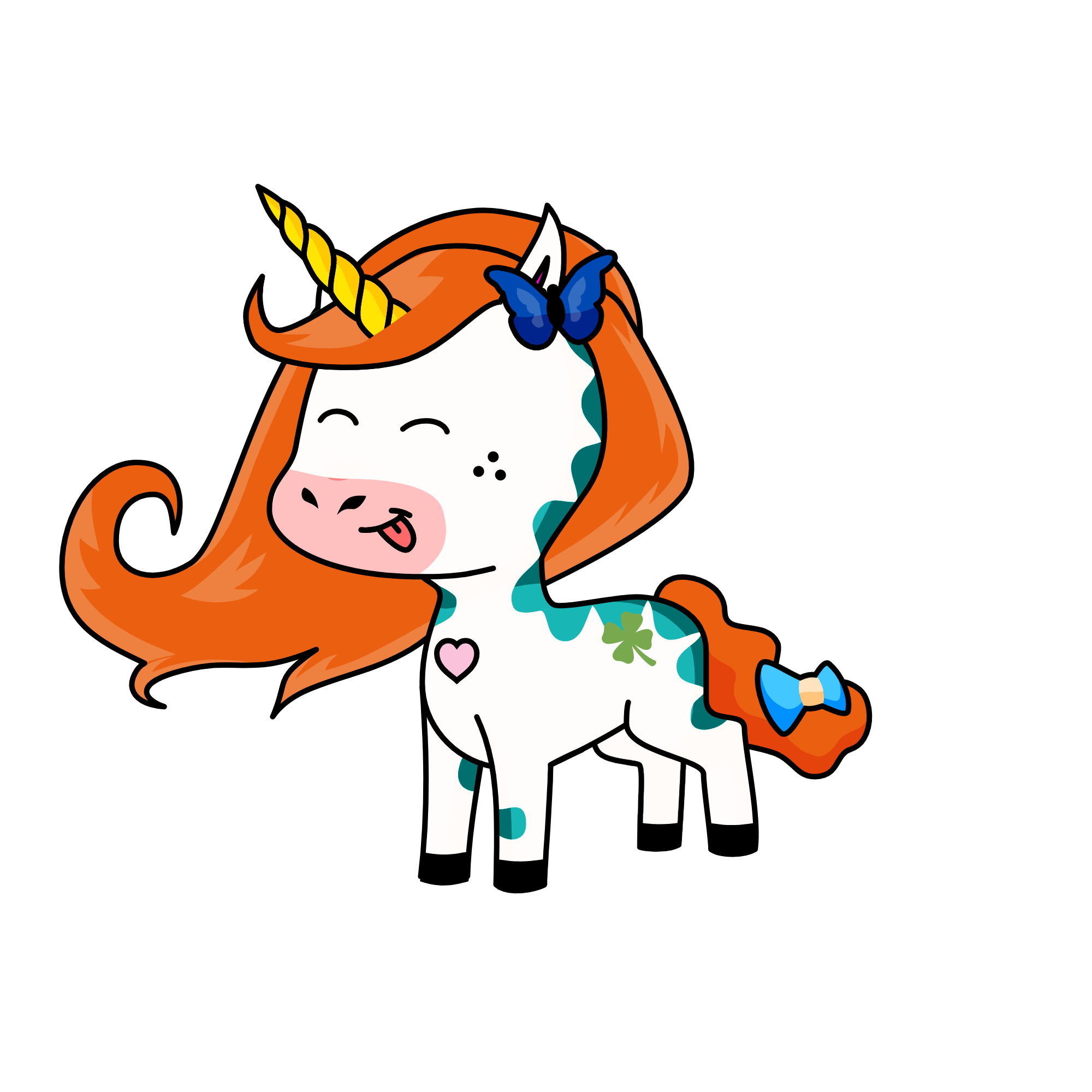 Lucky, the unicorn