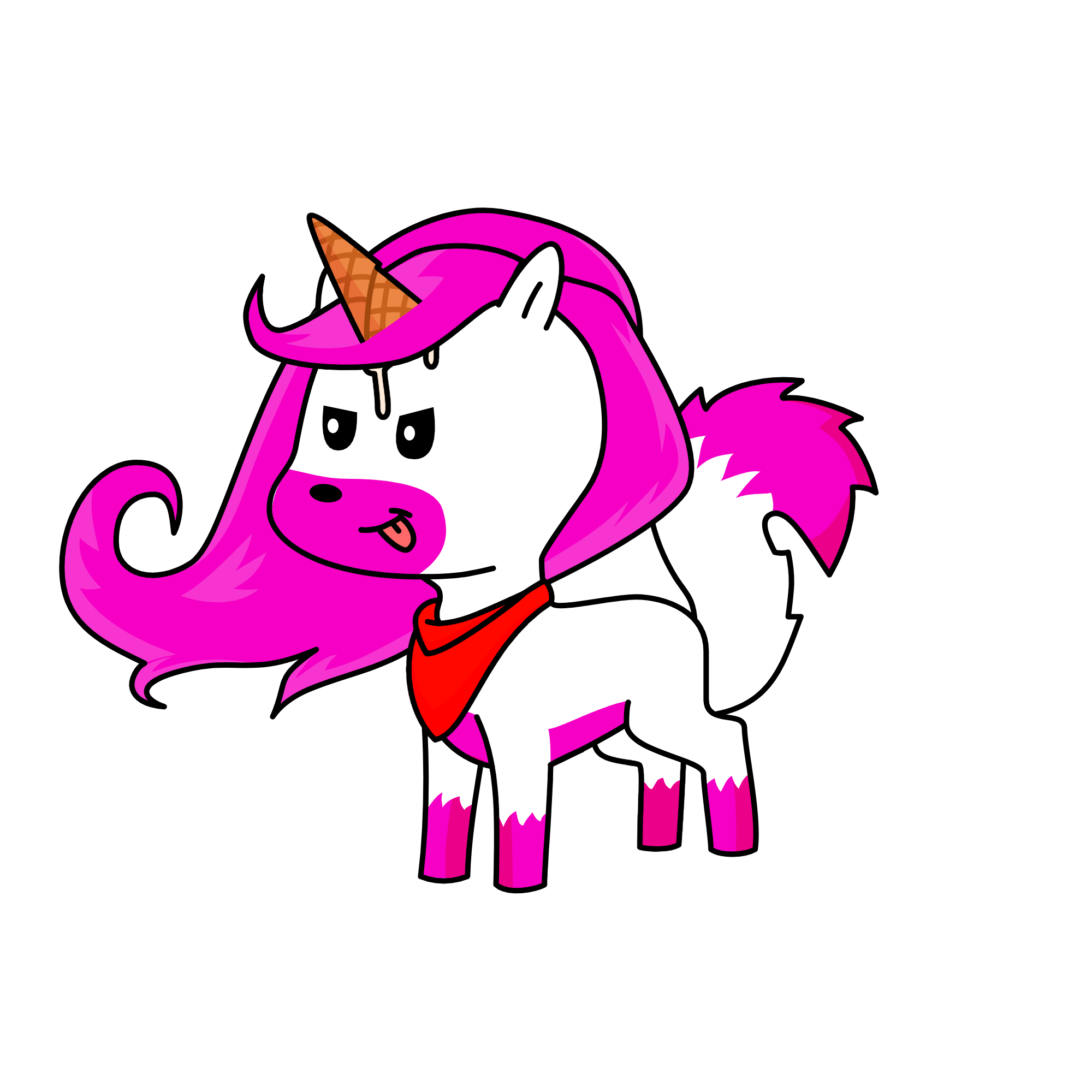 Toy Mangle, the unicorn