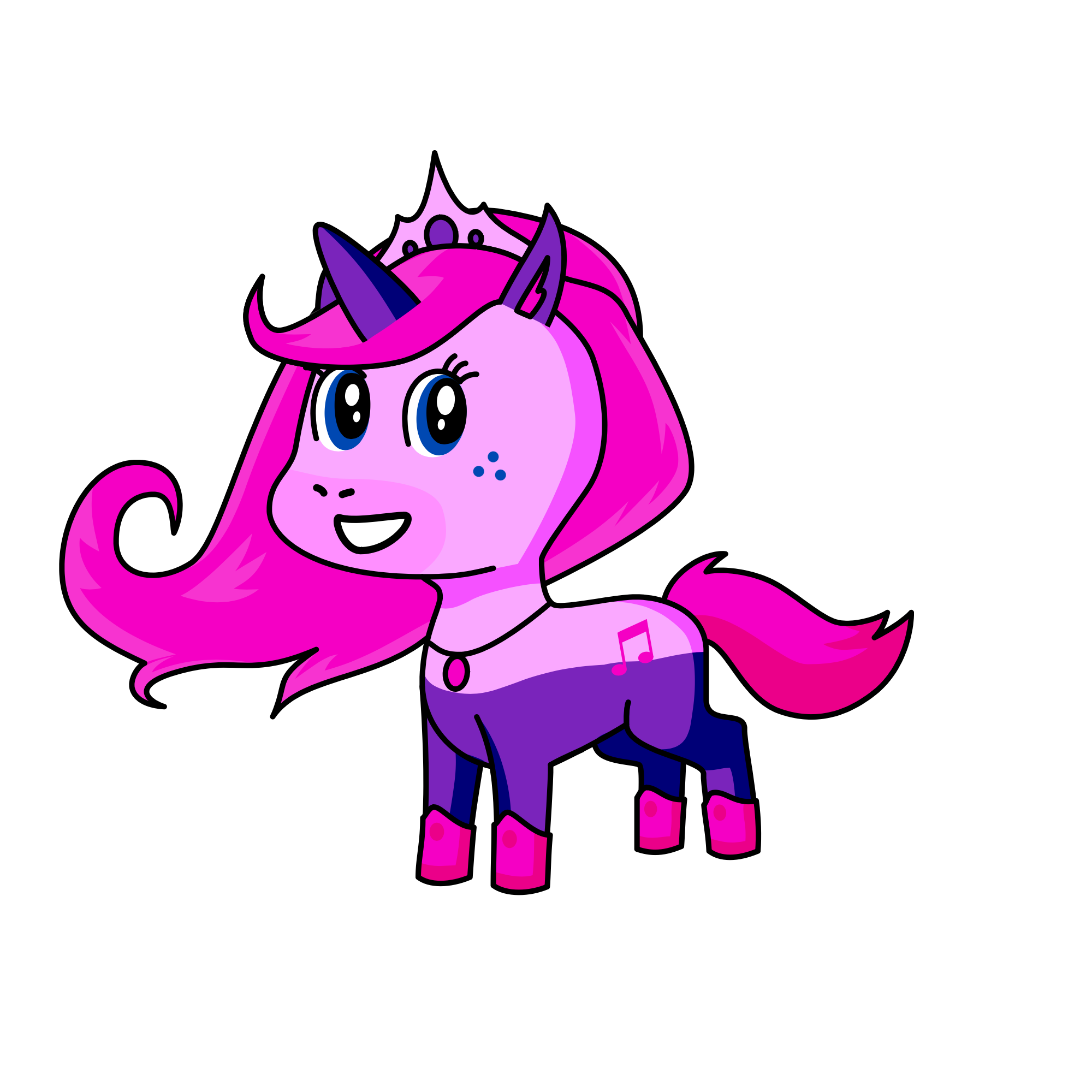 Diamond Rose, the unicorn