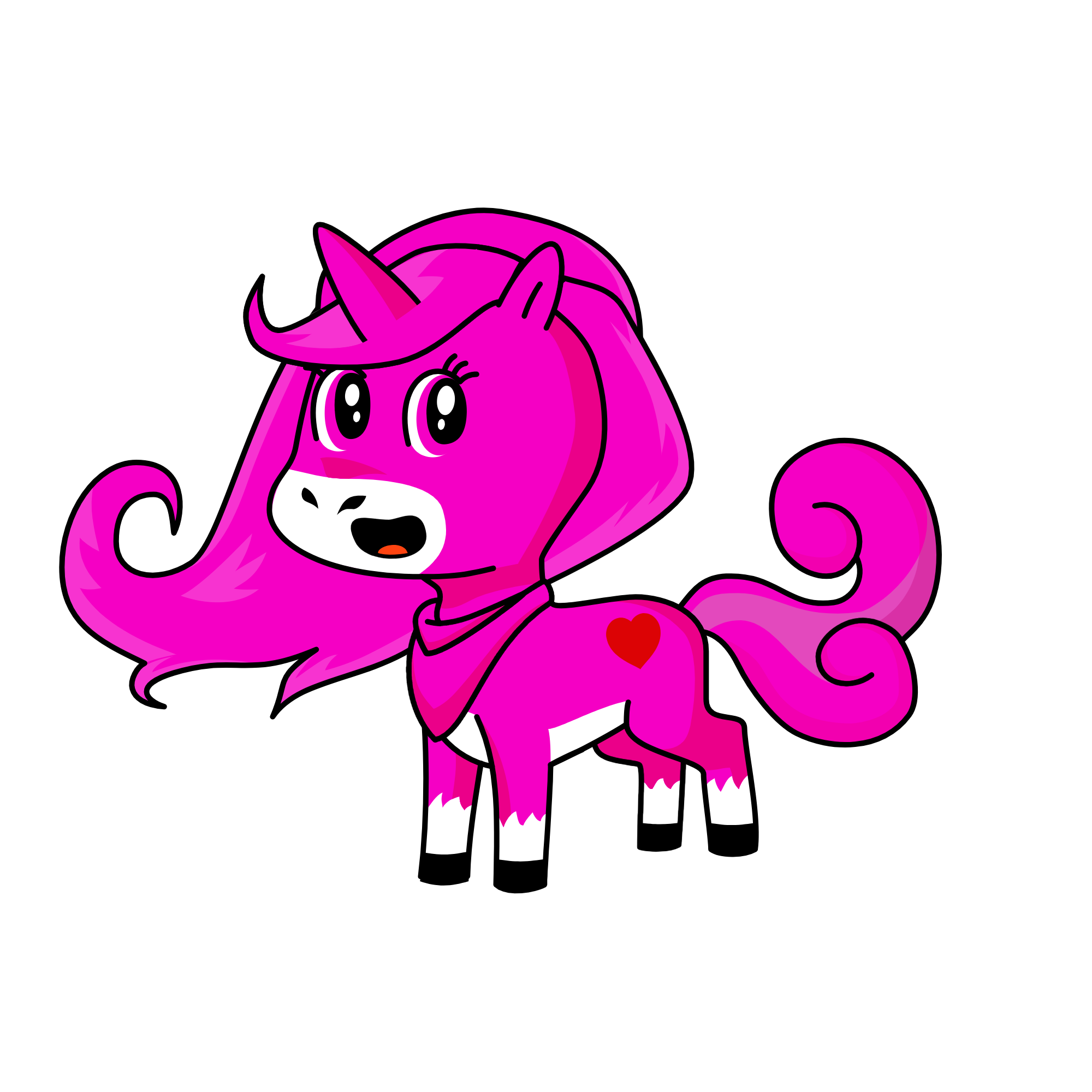 pinky, the unicorn