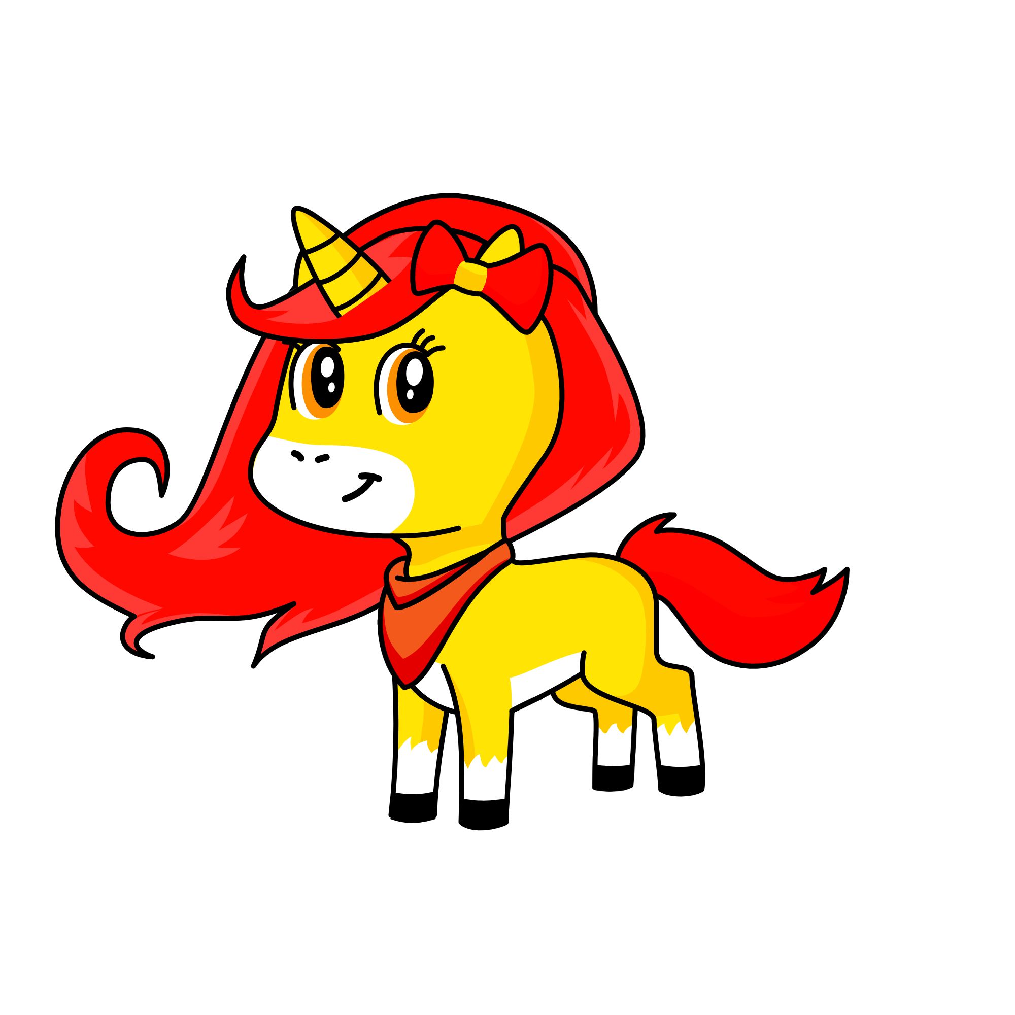 mustered, the unicorn