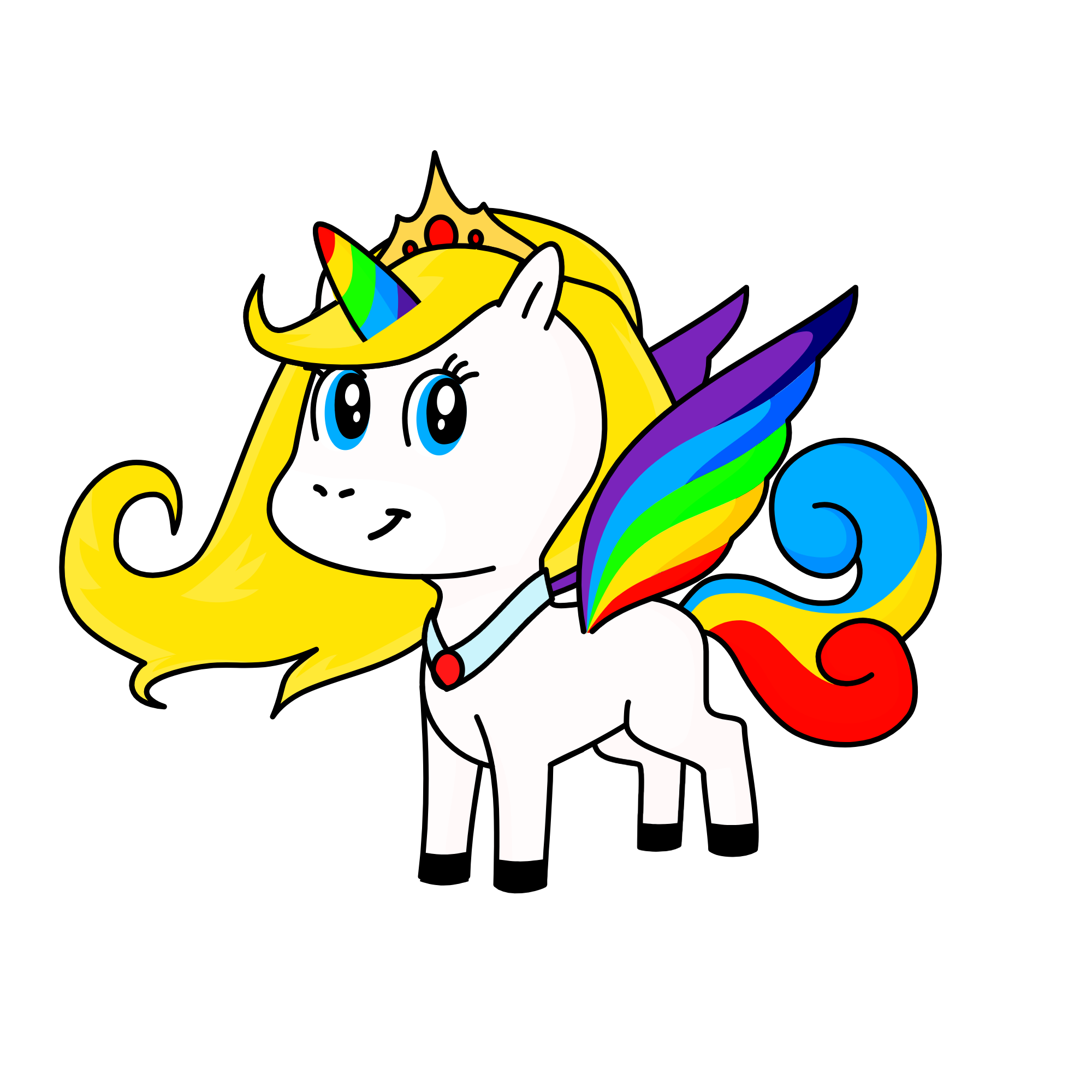 princess rainbow, the unicorn