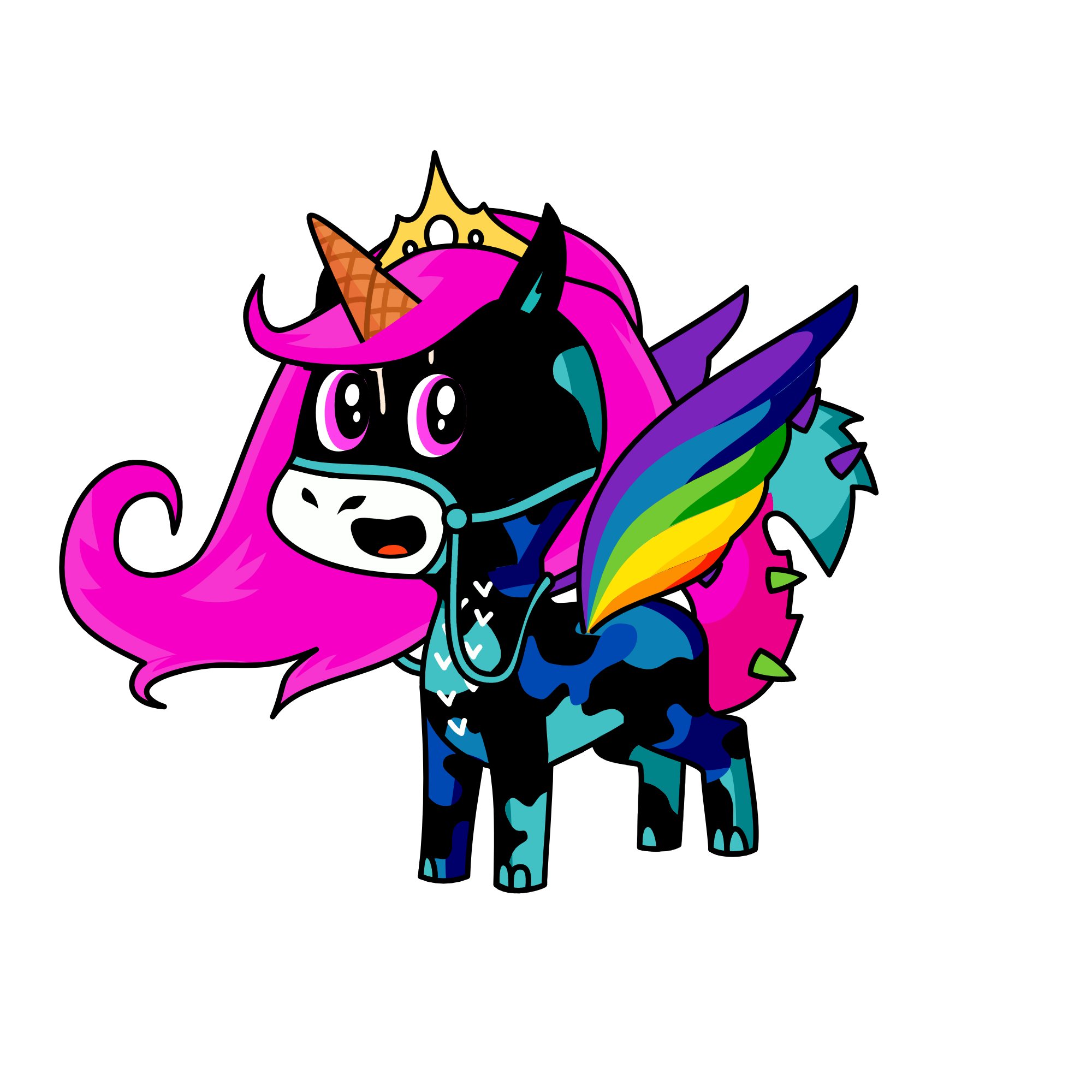 negro, the unicorn