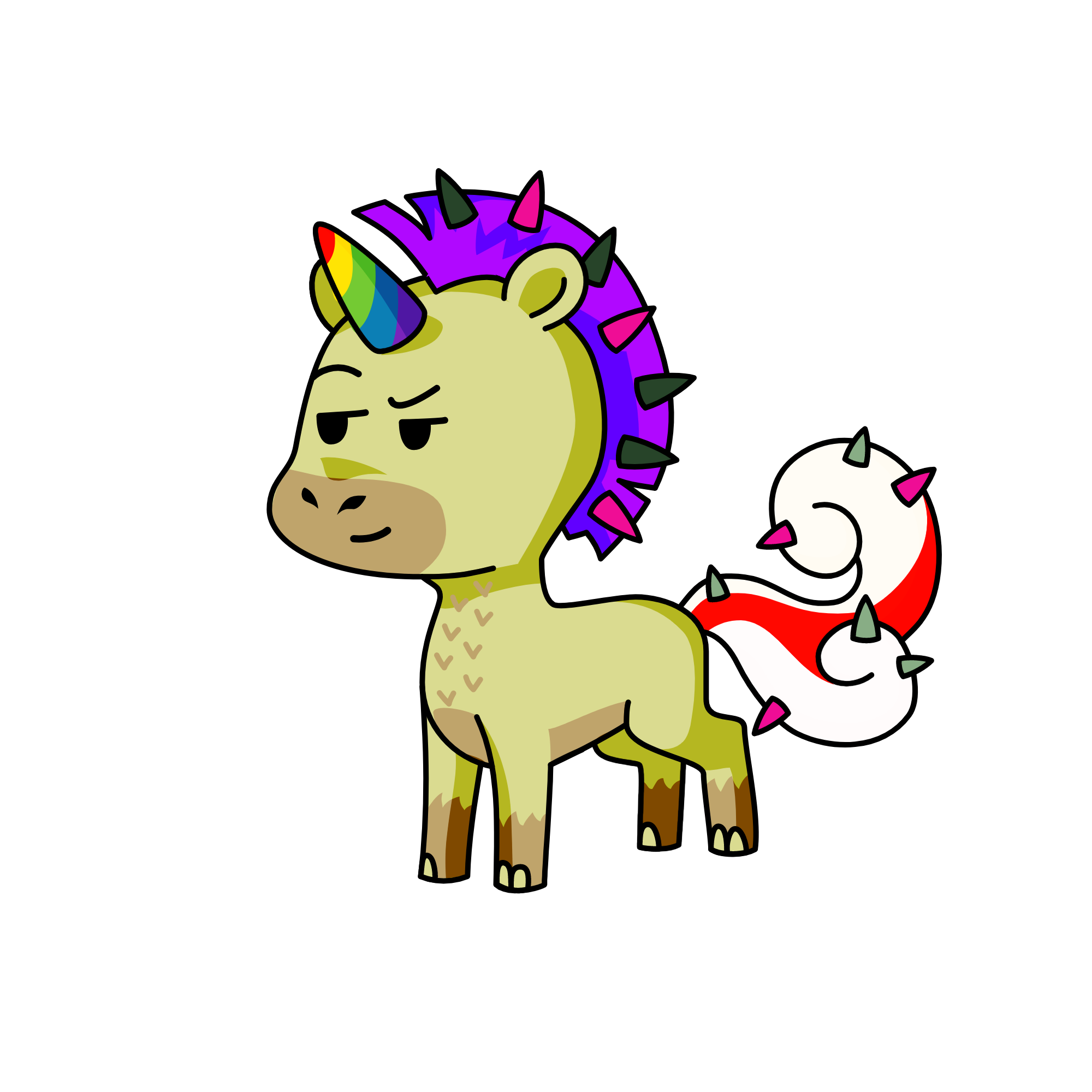 горшок, the unicorn