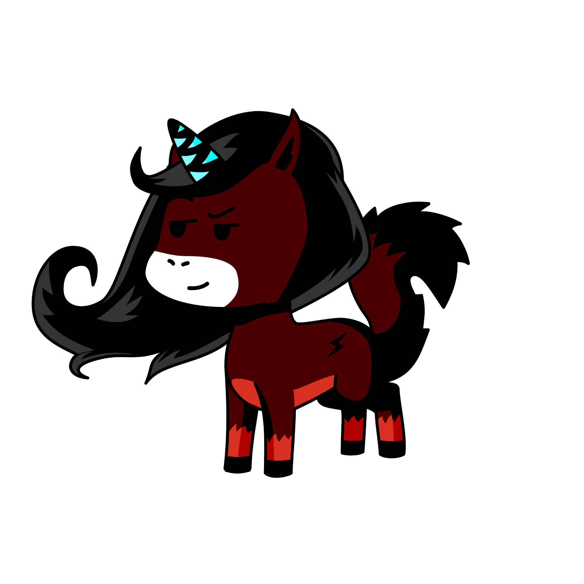 sandra/ fosforesente, the unicorn
