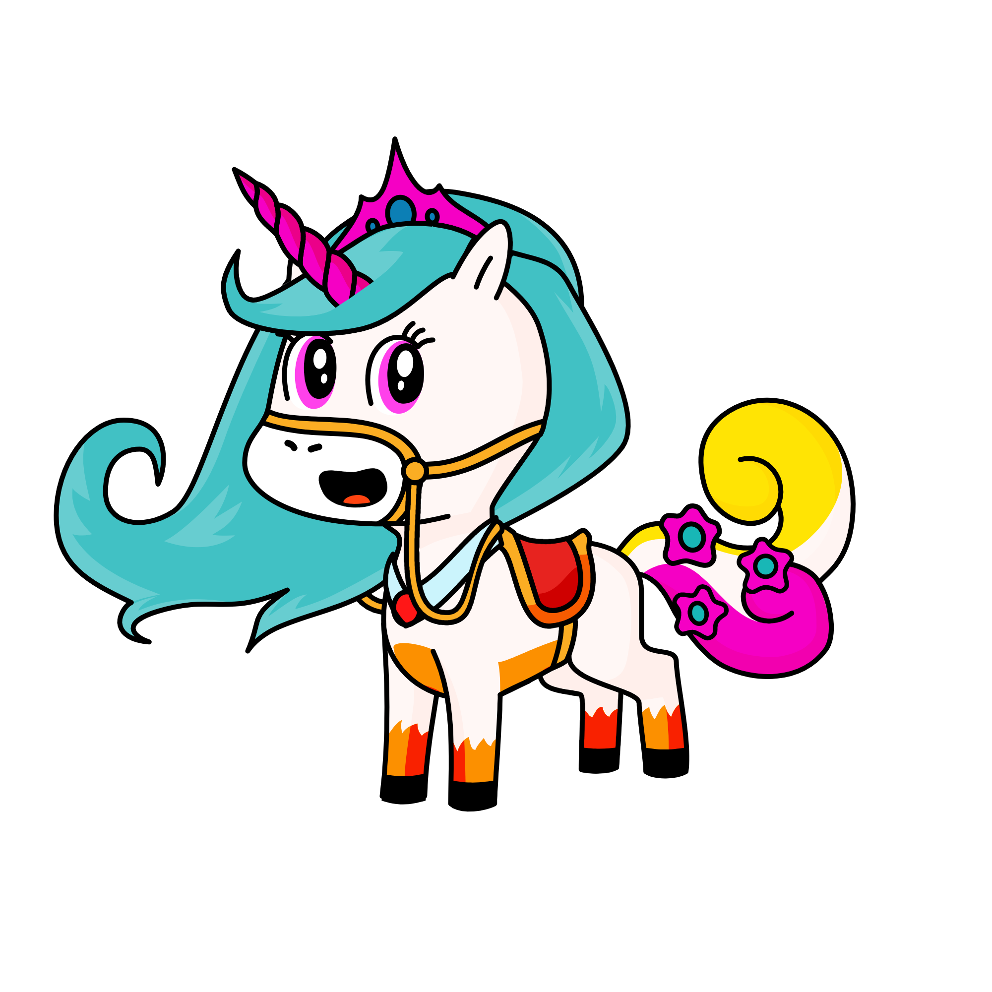 Charfoal, the unicorn