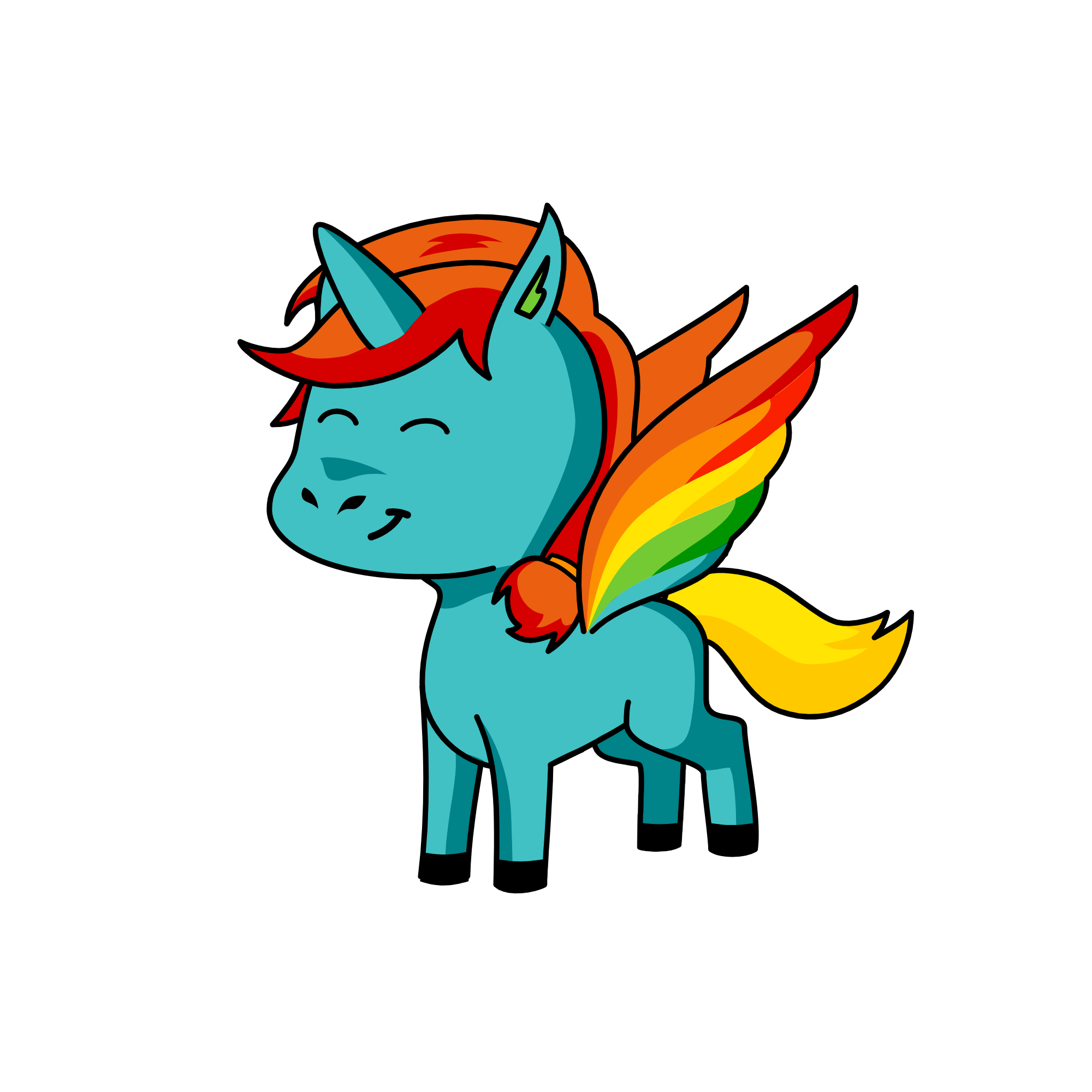 ranebow dash, the unicorn