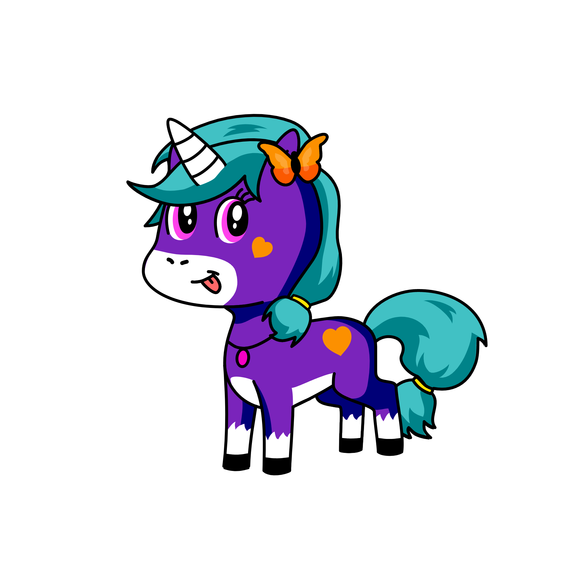 color, the unicorn