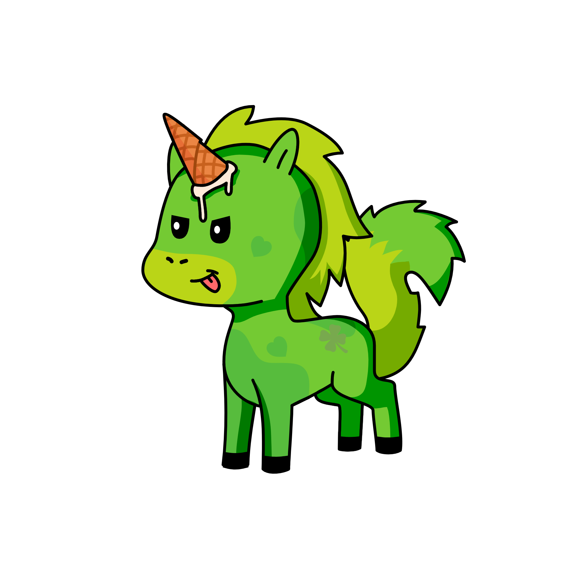 clover, the unicorn