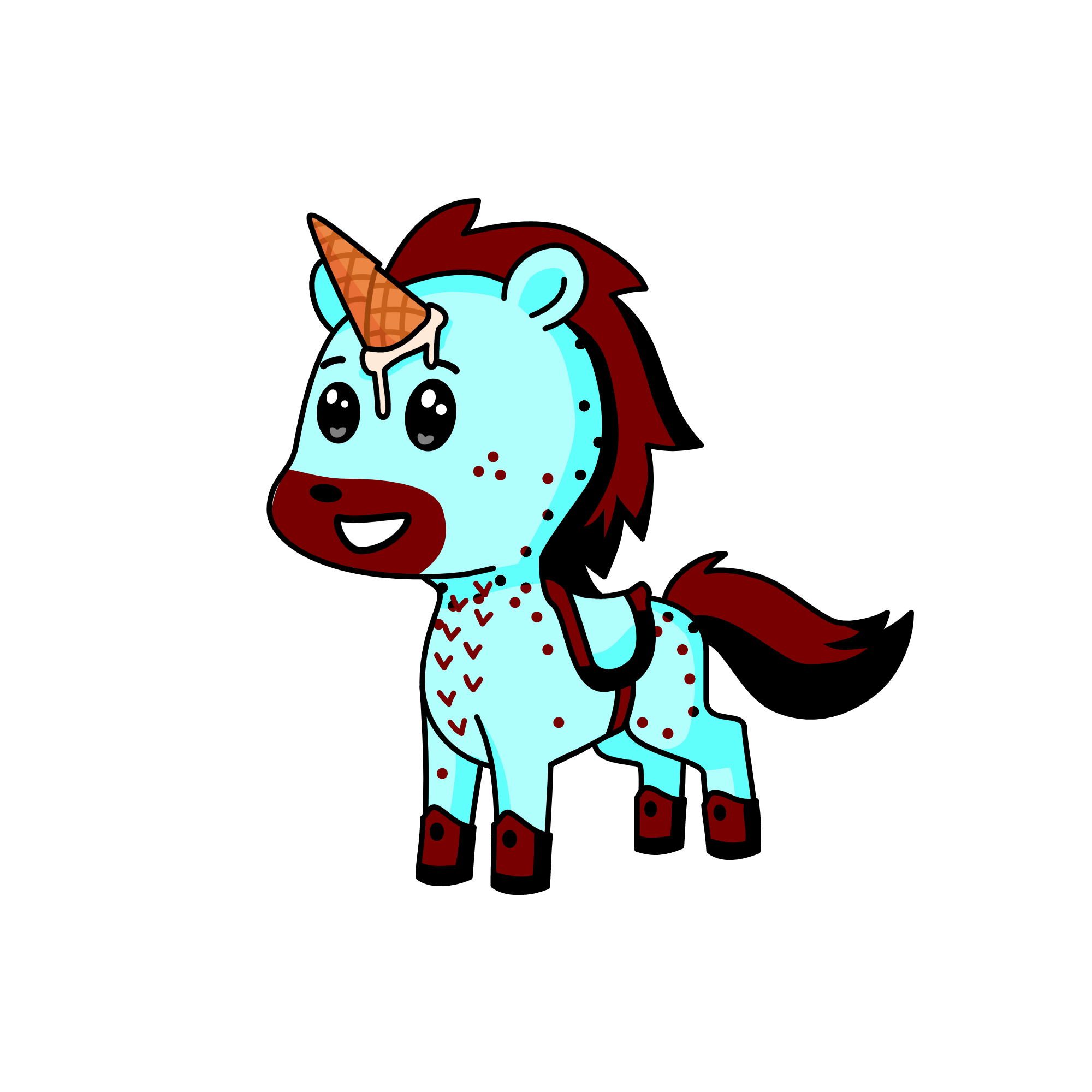 Minty Mix, the unicorn