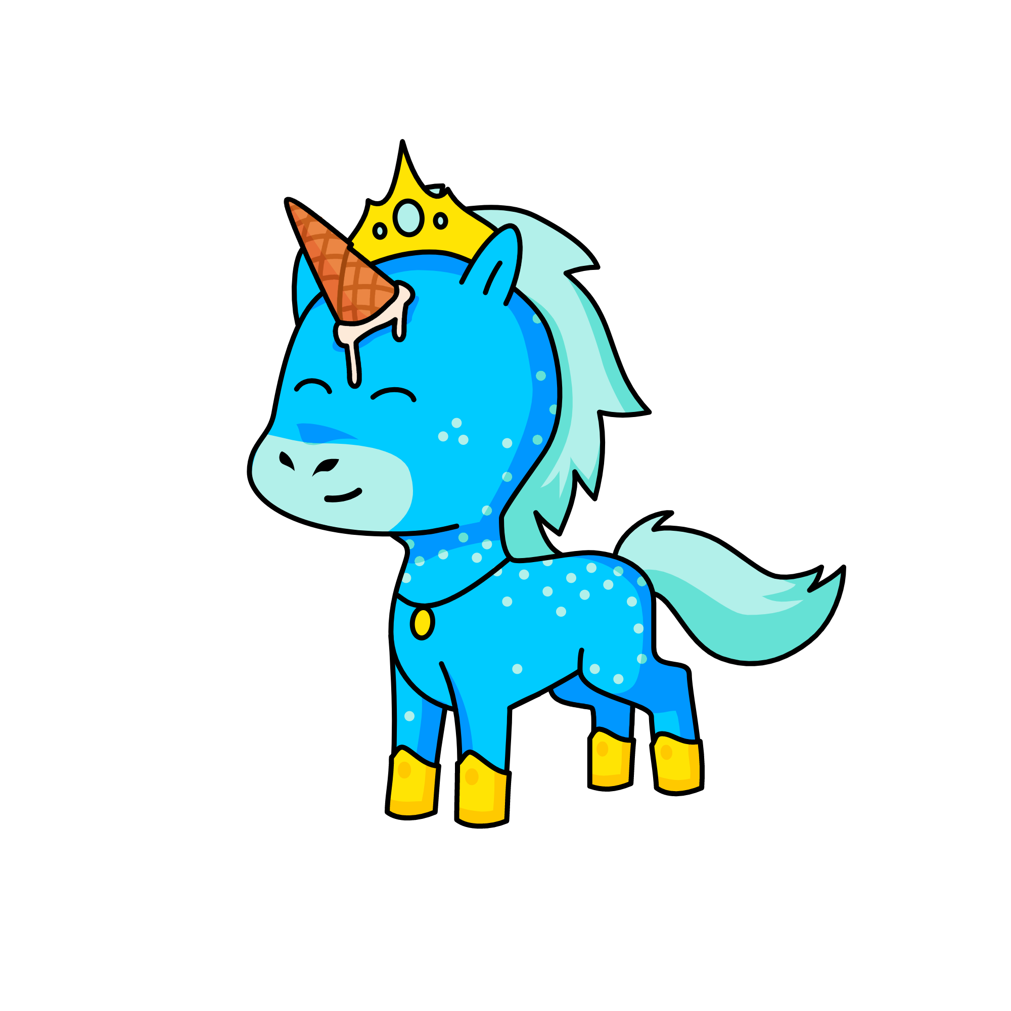 Ice Princess, the unicorn