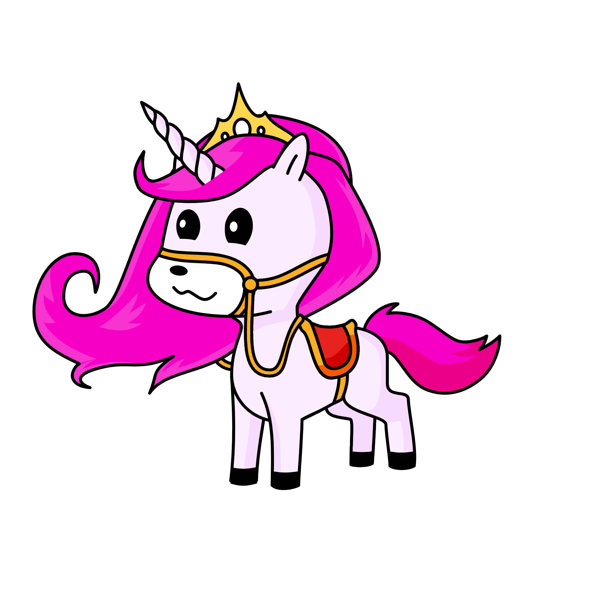 Glitter Lucky, the unicorn