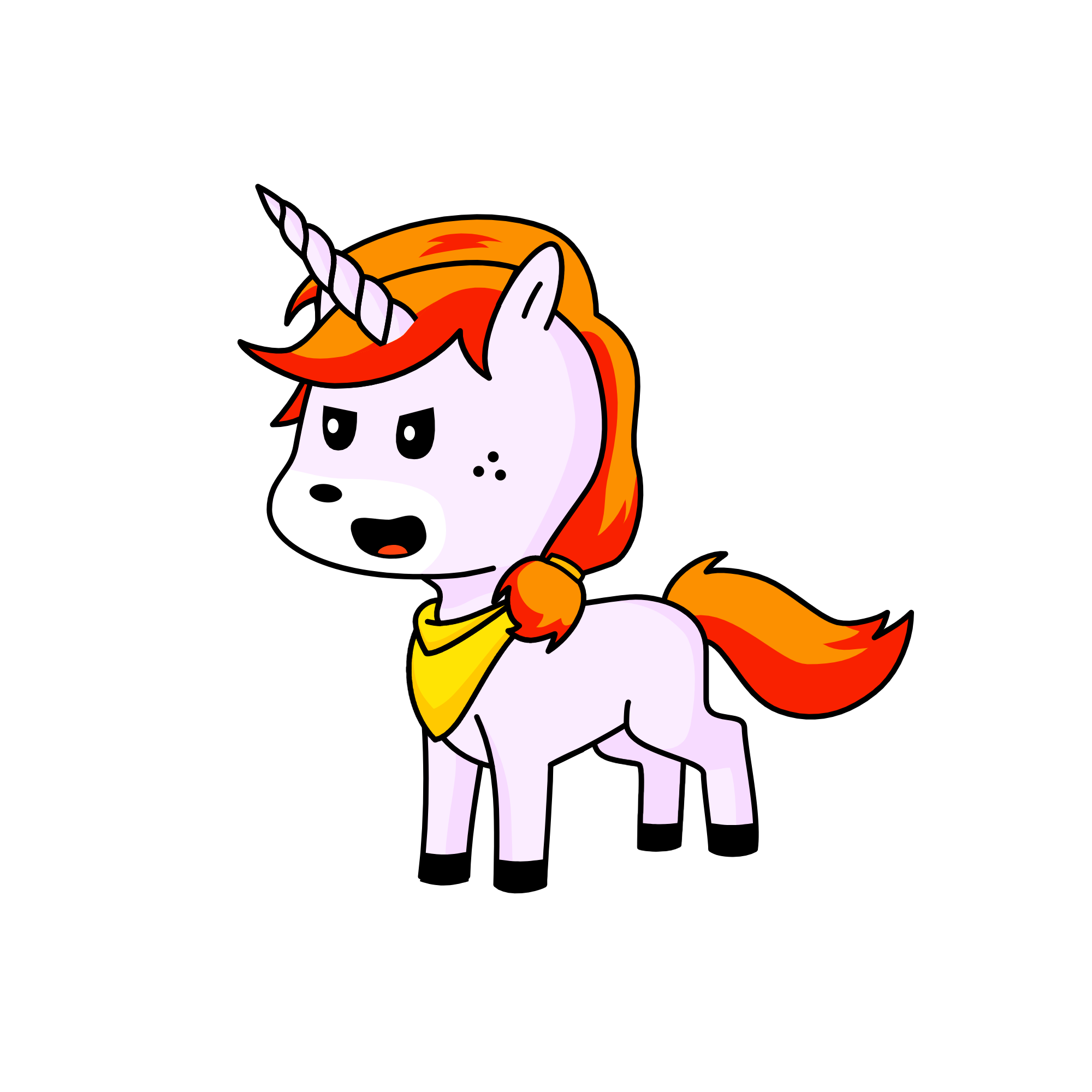 Glitter Sunny, the unicorn