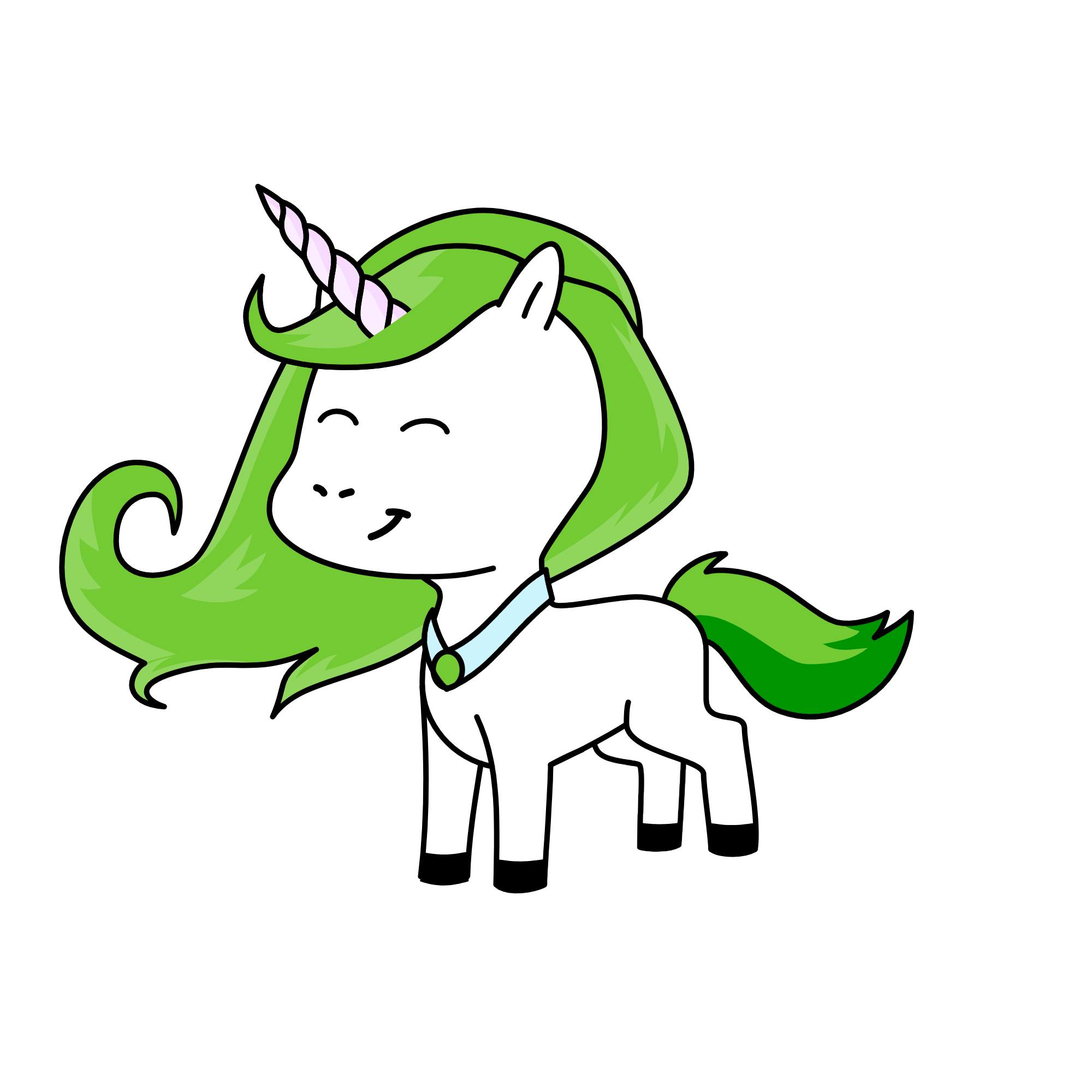 Glitter Spring, the unicorn