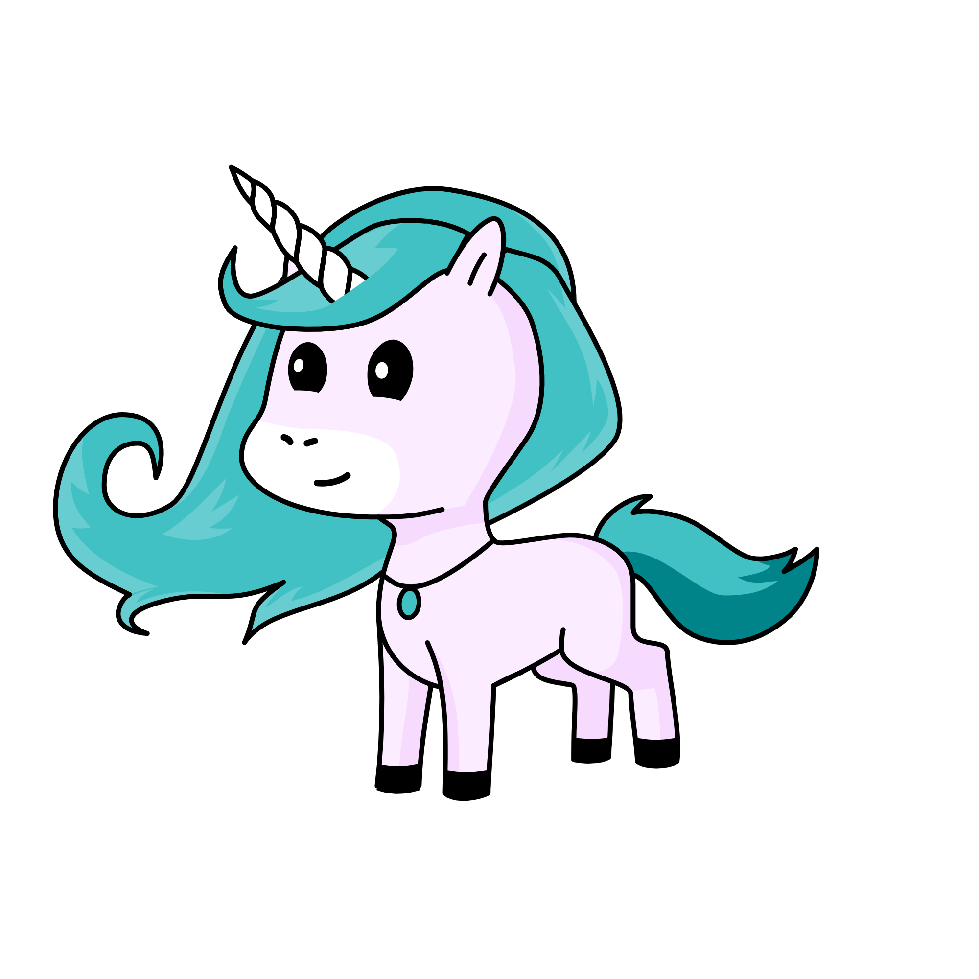 Glitter Breeze, the unicorn