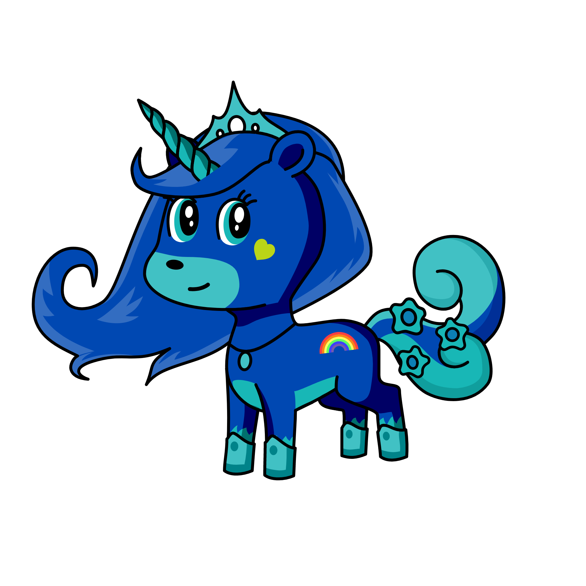 Moon Light, the unicorn