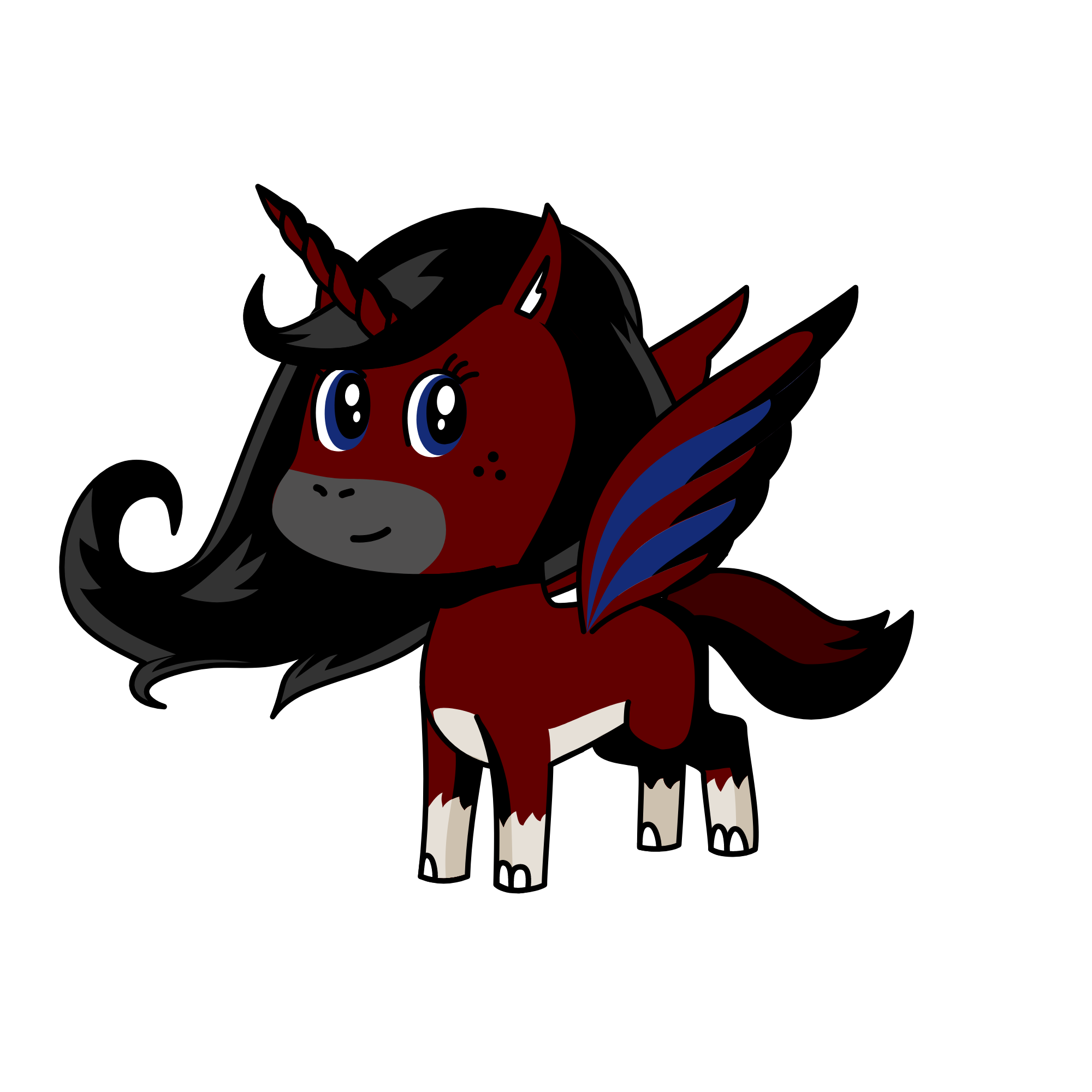KAN, the unicorn
