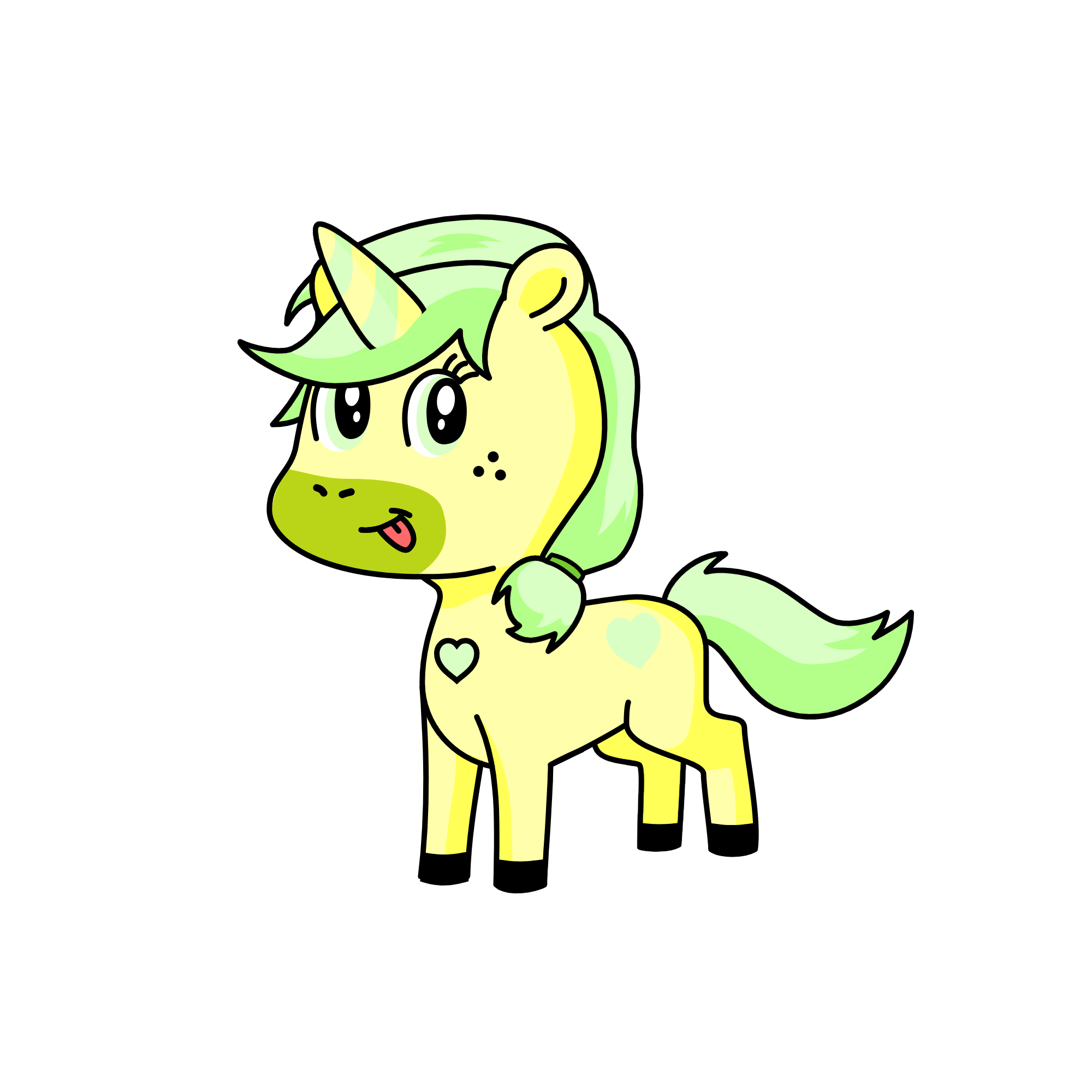 Limey, the unicorn
