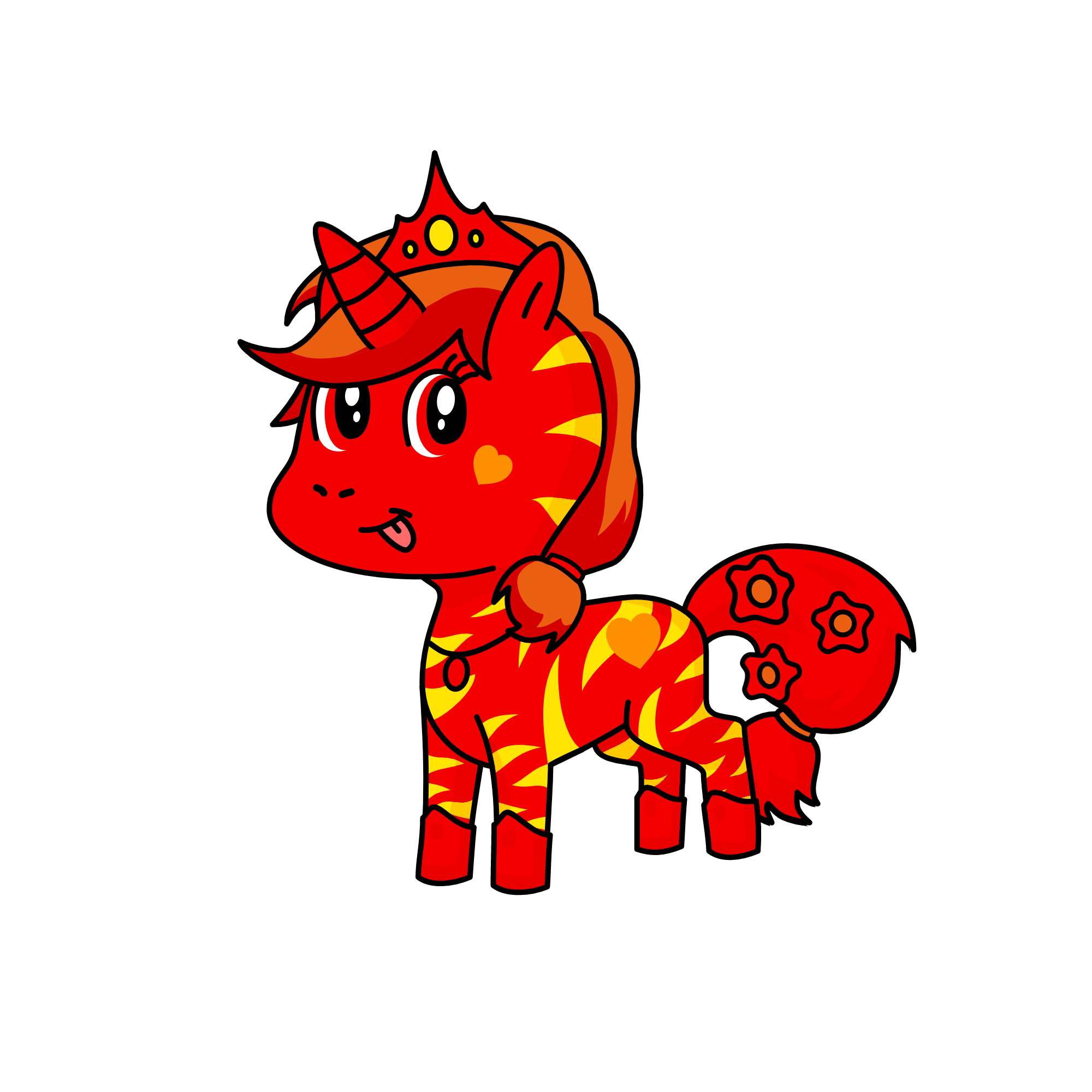 Ruby Gold, the unicorn