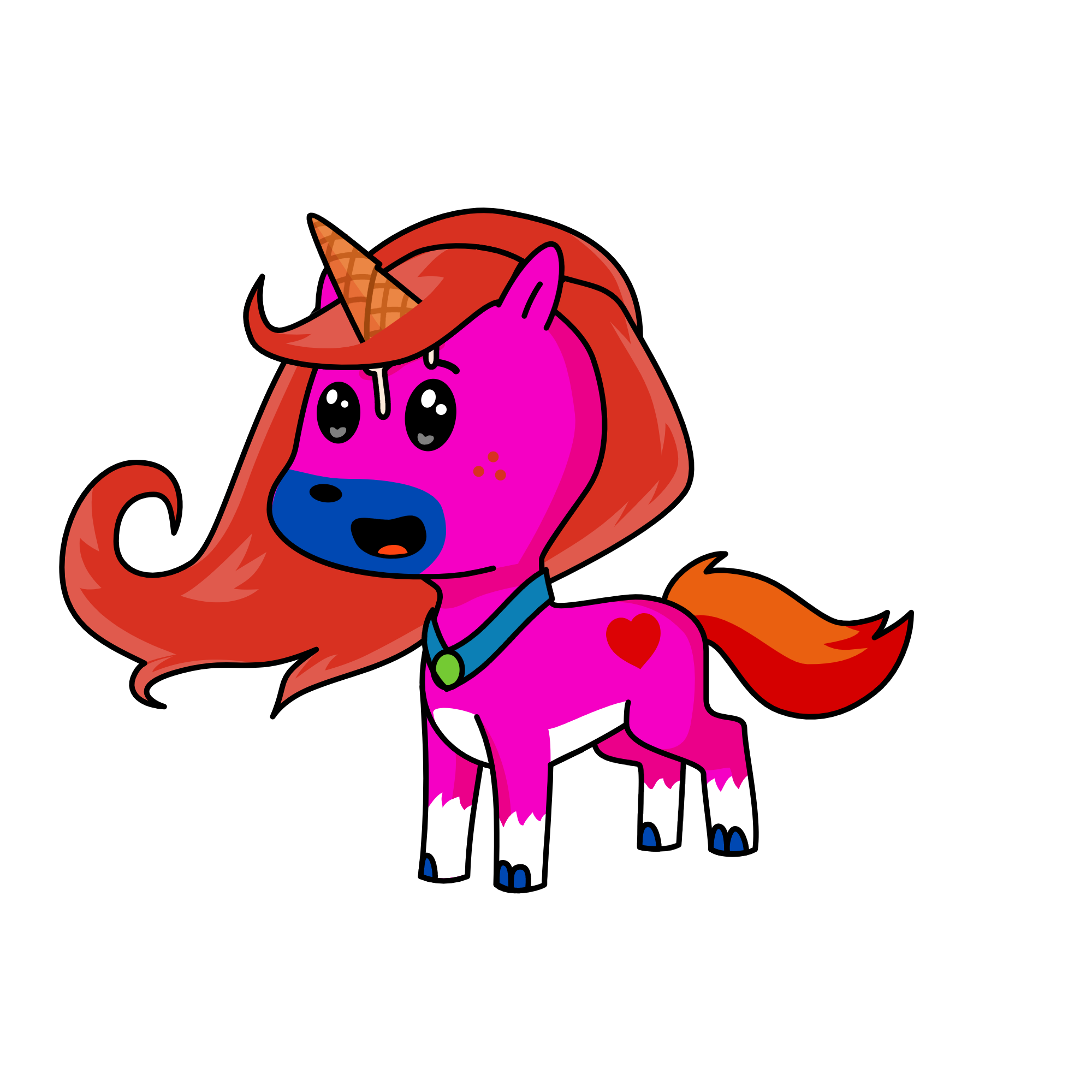 j, the unicorn