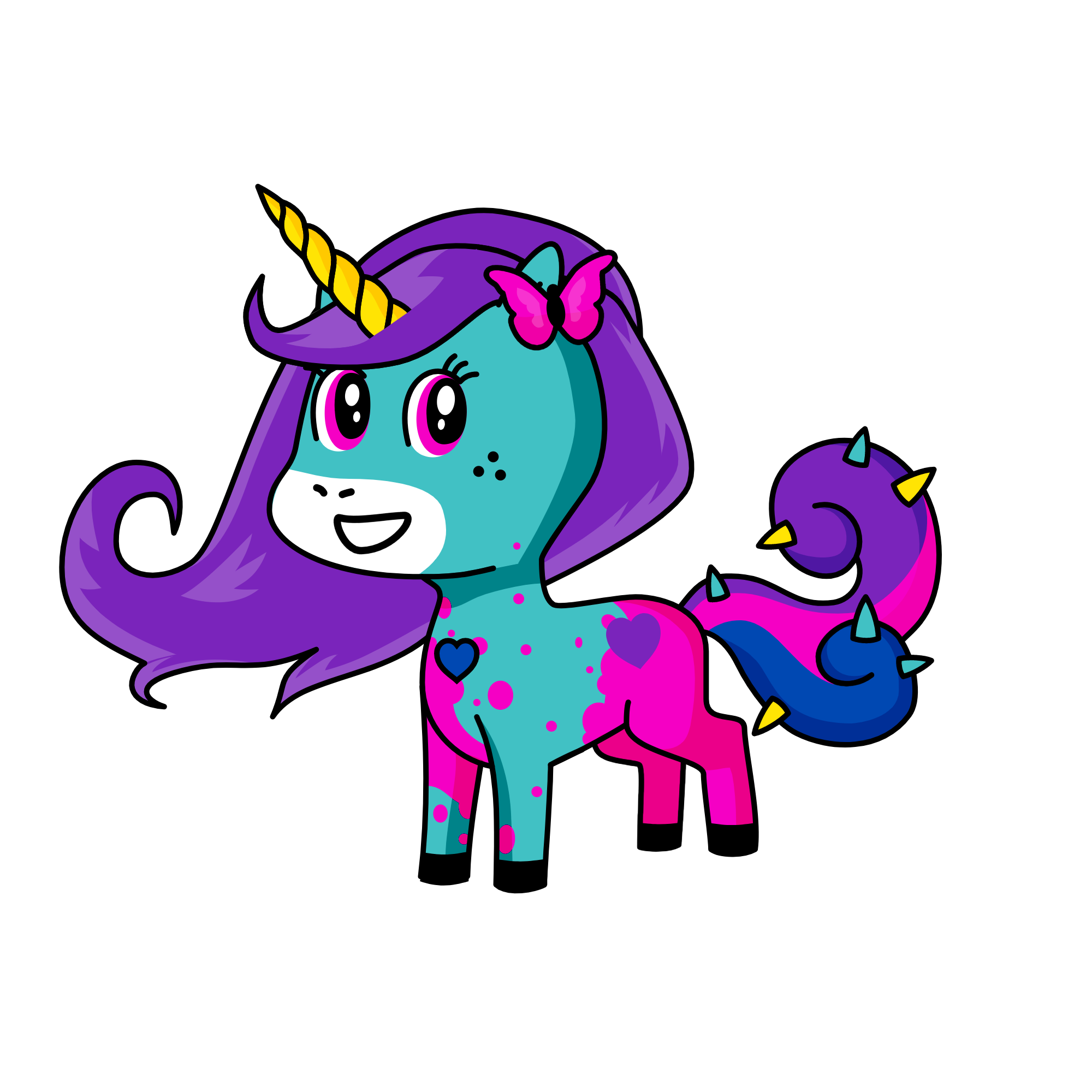 Sienna, the unicorn