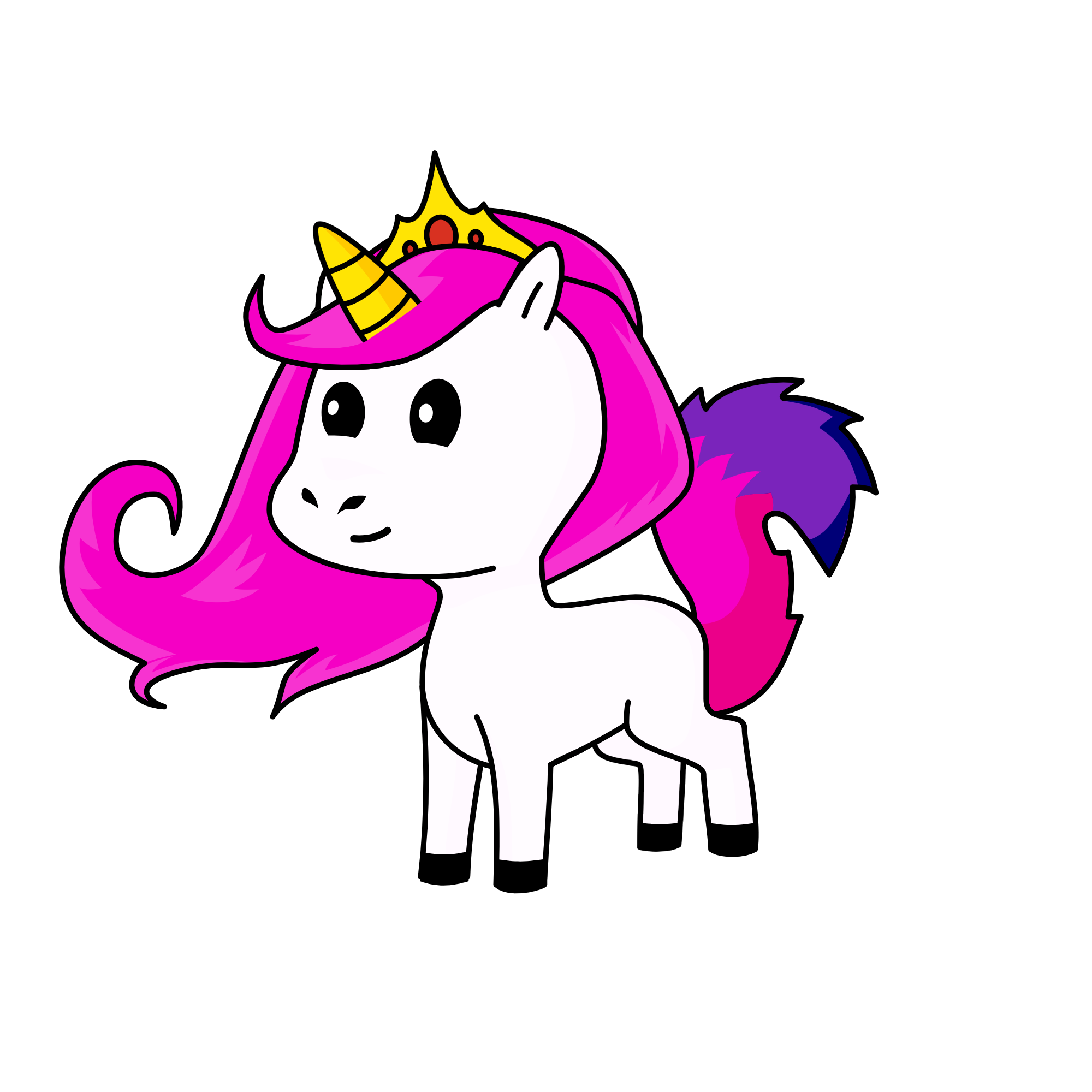 Queen Dazzling, the unicorn