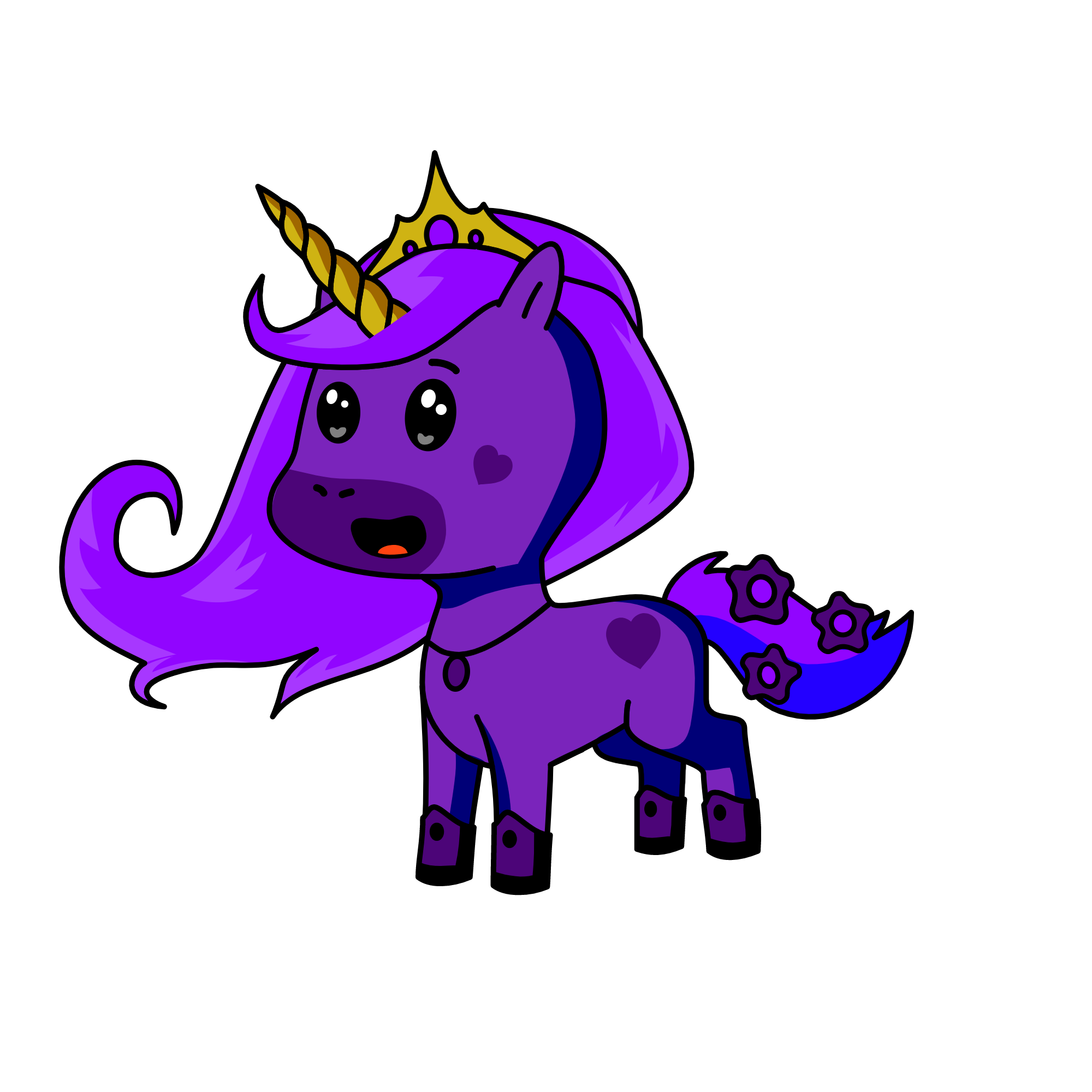 Midnight, the unicorn