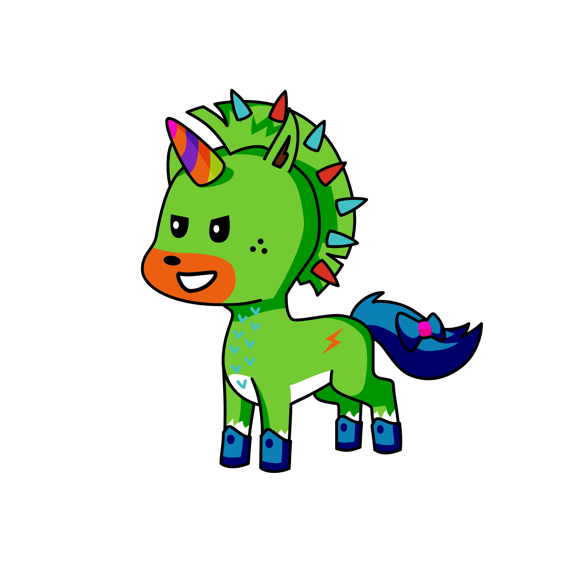 Rock & Roll, the unicorn
