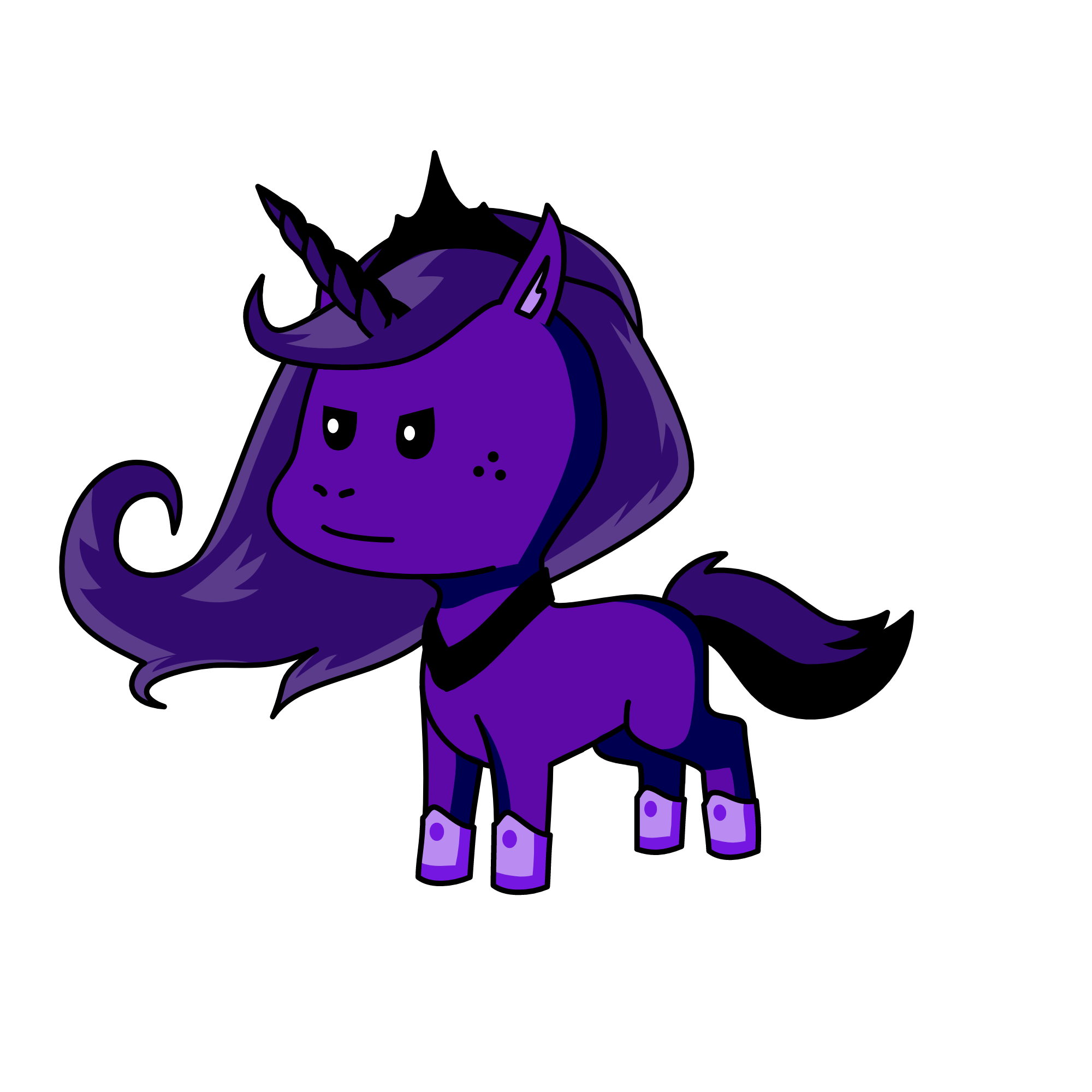 Princess Luna, the unicorn