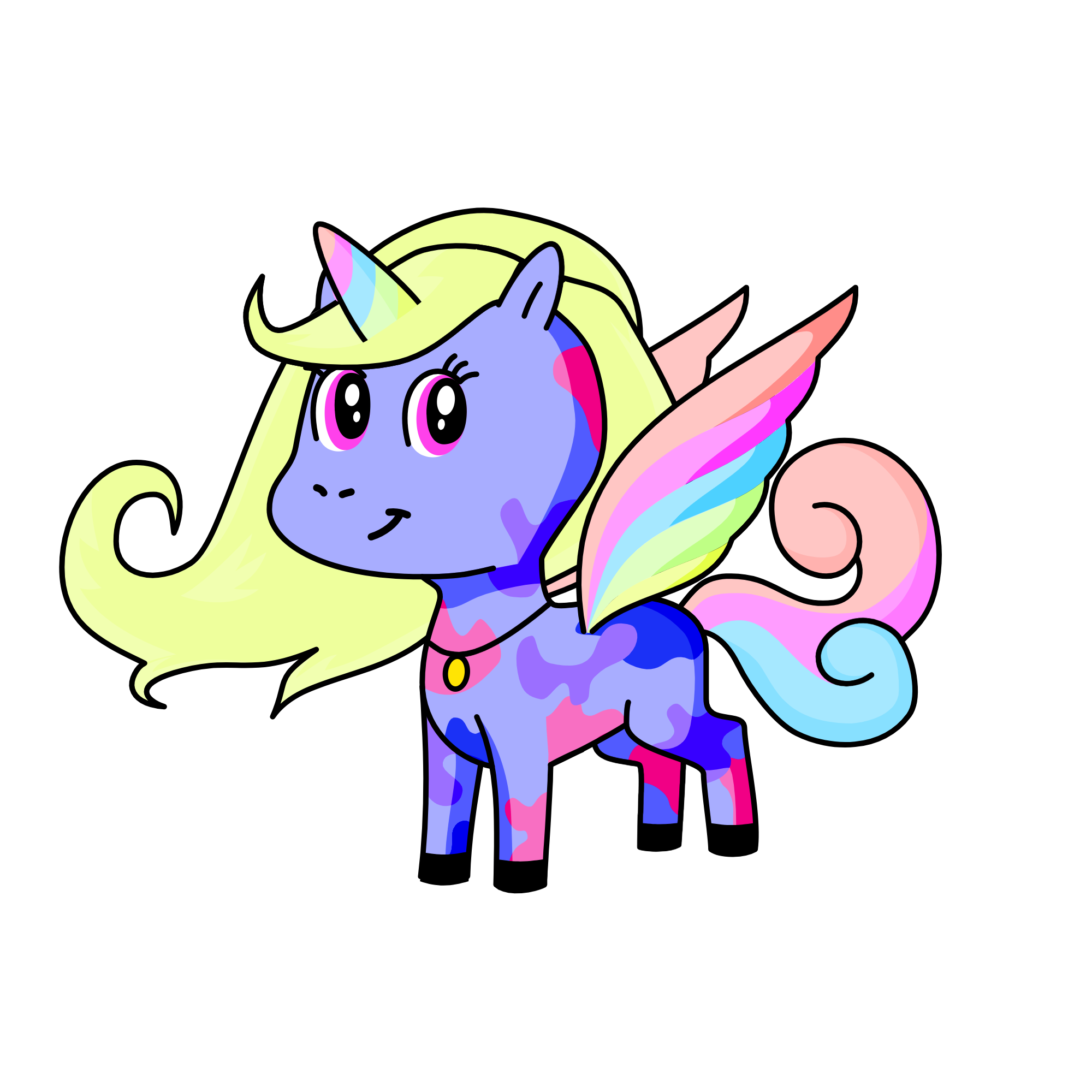 cotton candy, the unicorn