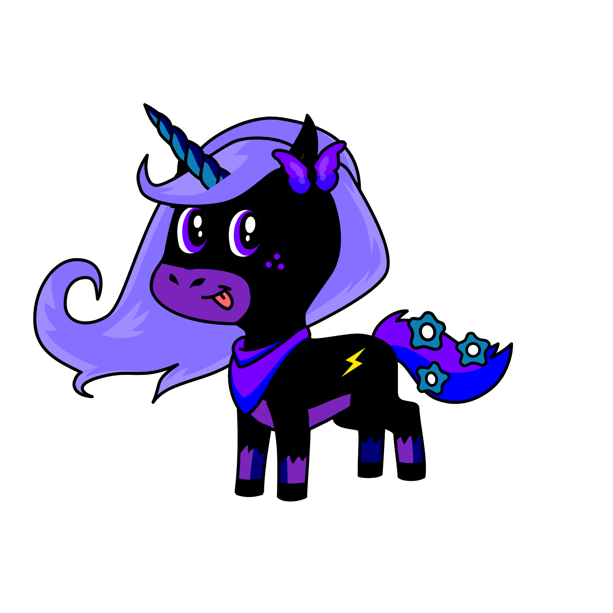 Midnight, the unicorn