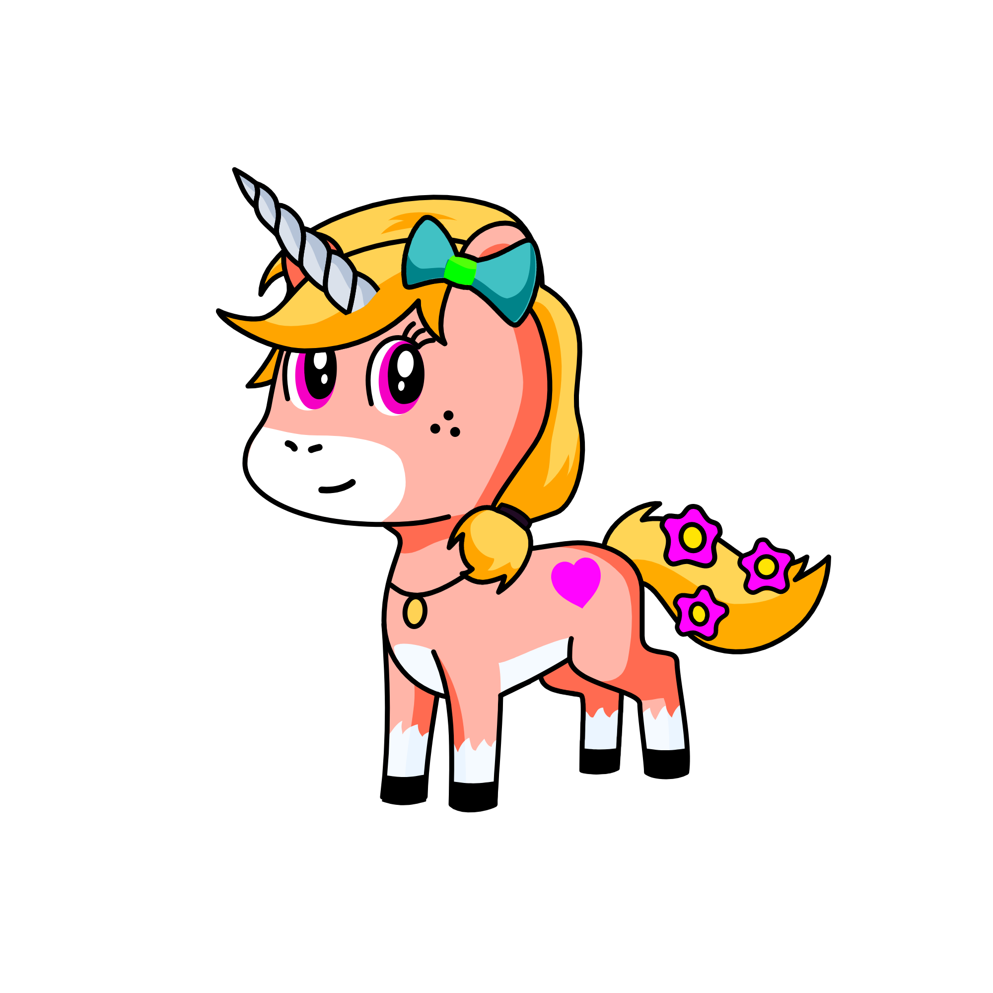 🍑 Peach 🍑, the unicorn
