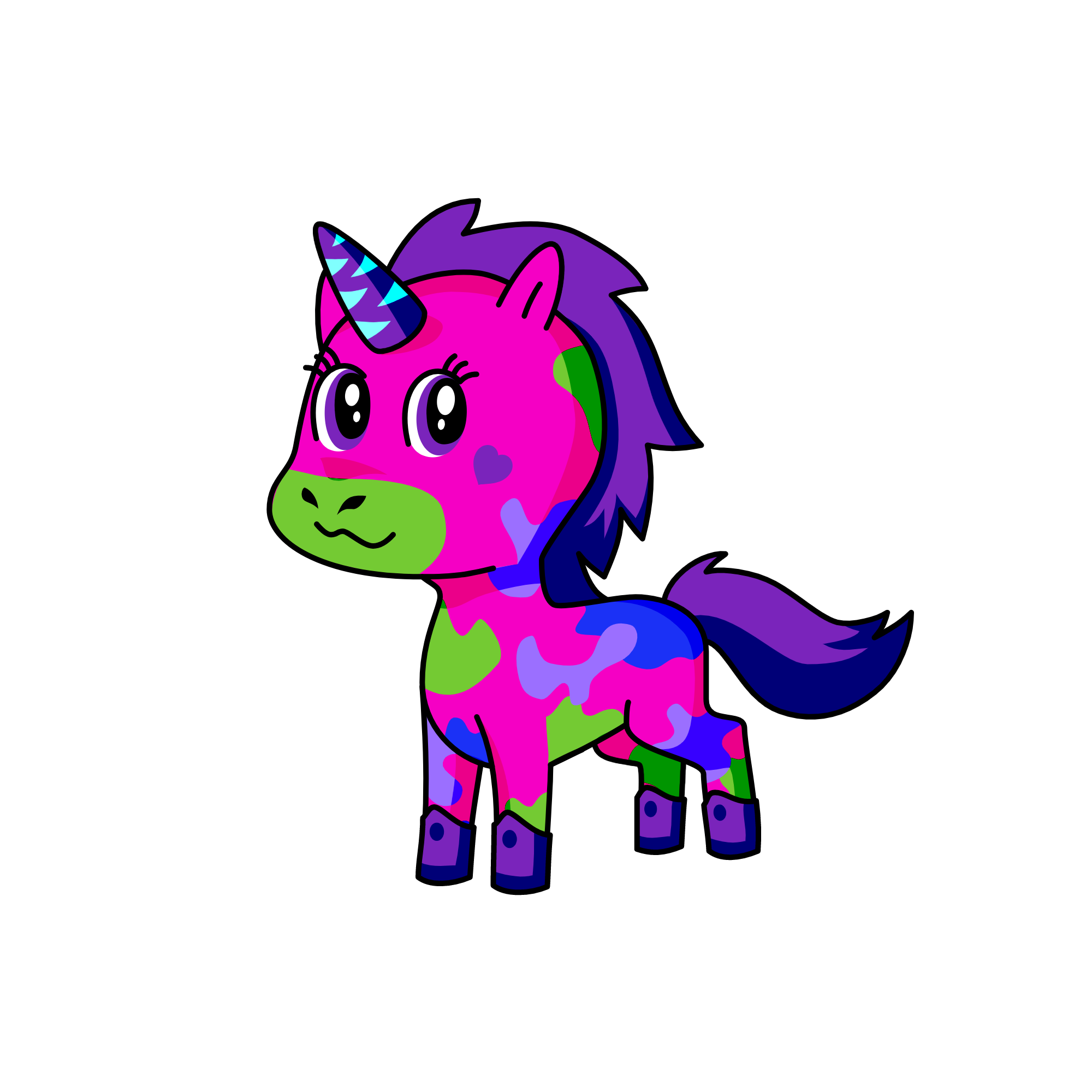 Midnight, the unicorn