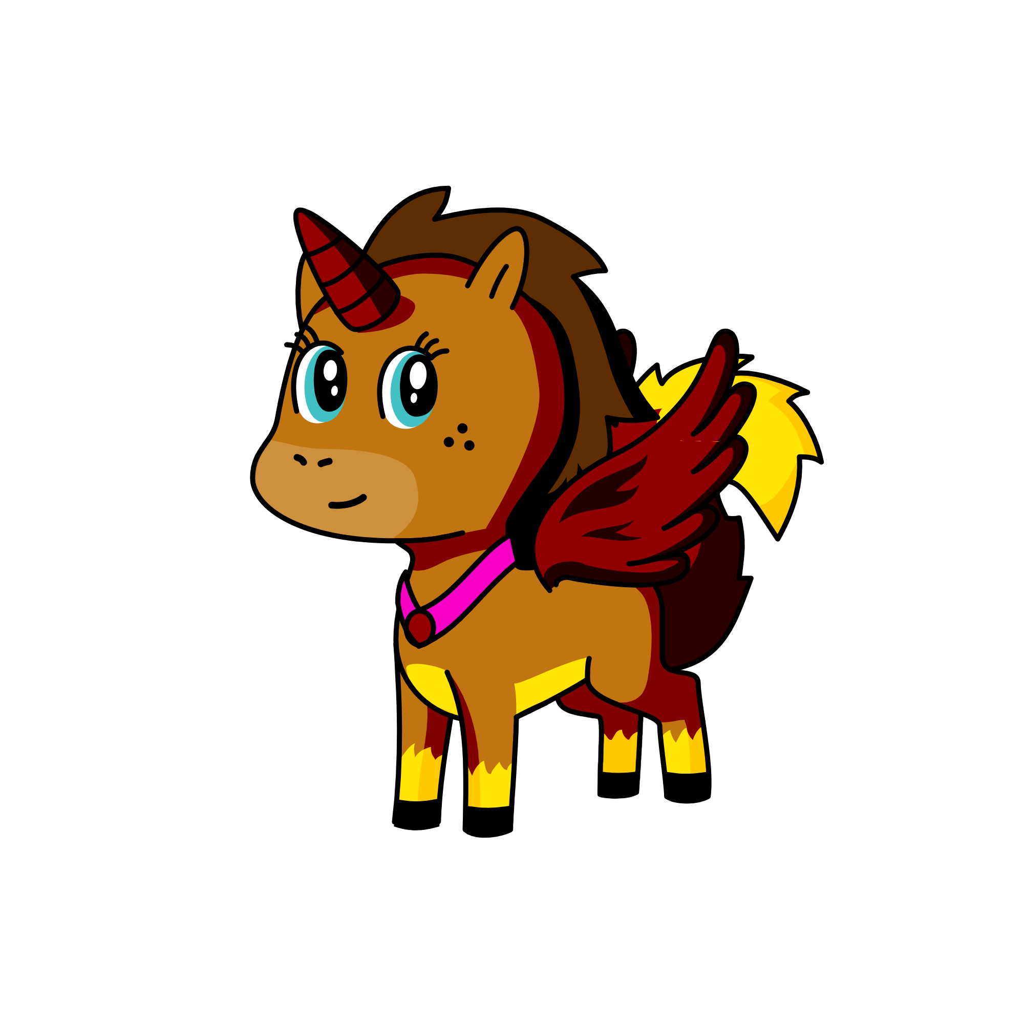 Freddy Fazbear, the unicorn