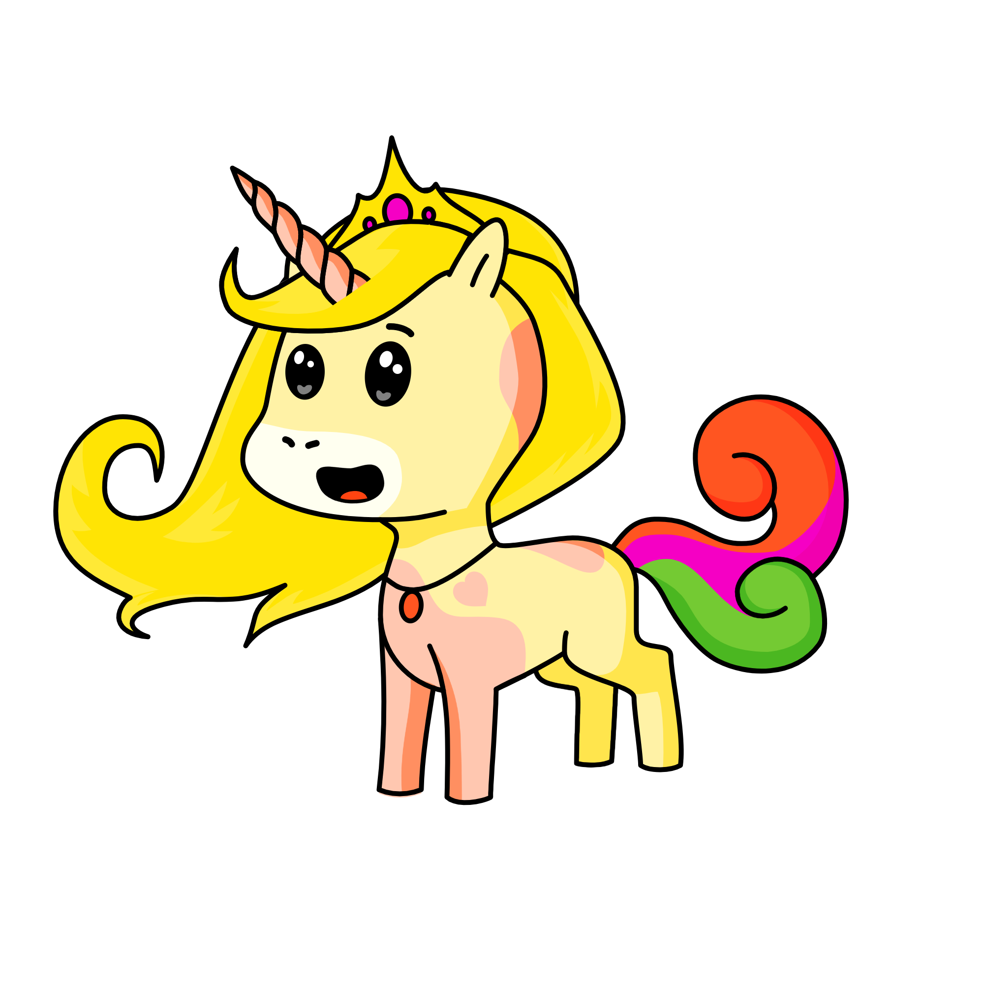 Vicky, the unicorn