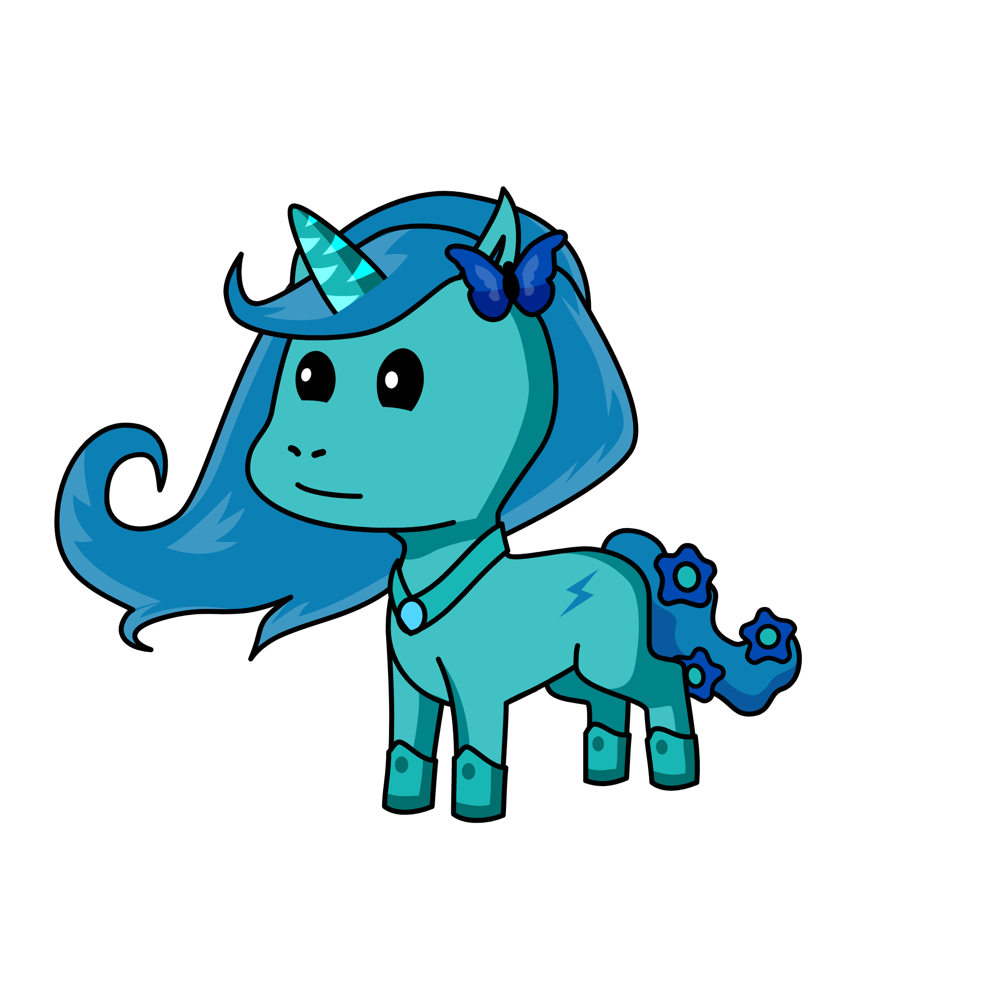 winter, the unicorn