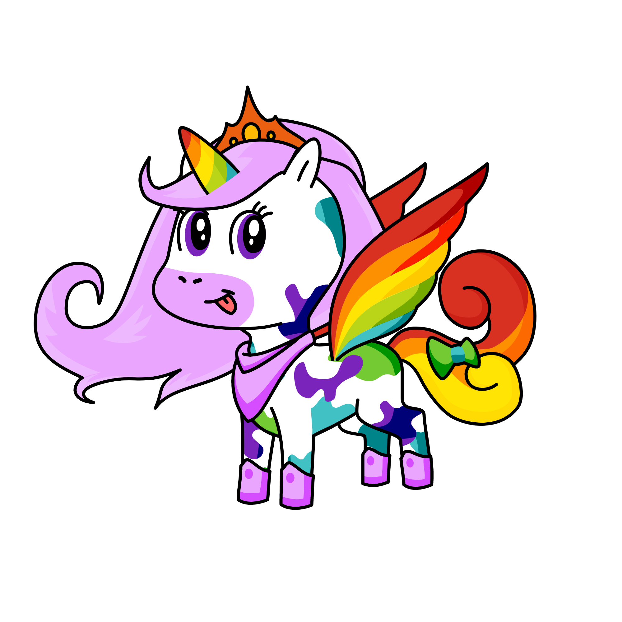 rainbow, the unicorn