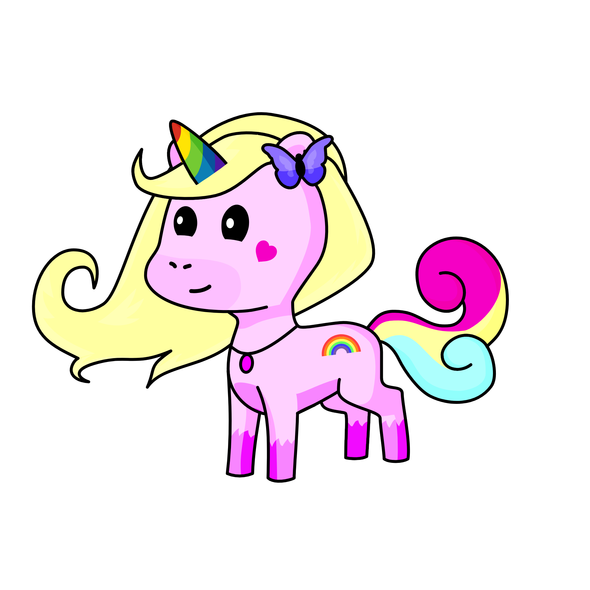 Joy Bright, the unicorn