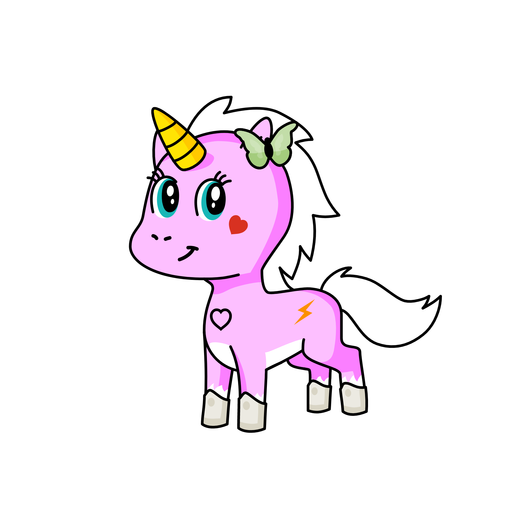 Moonlight, the unicorn
