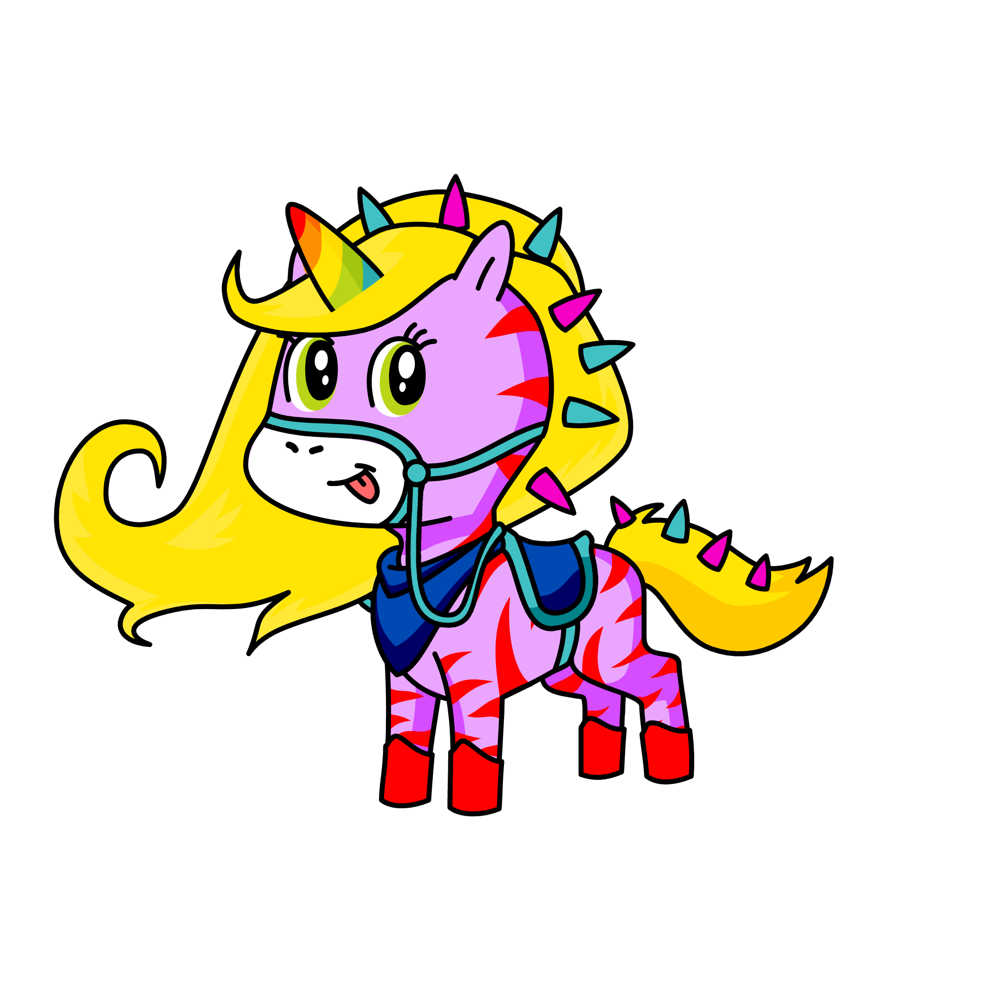 spikes, the unicorn
