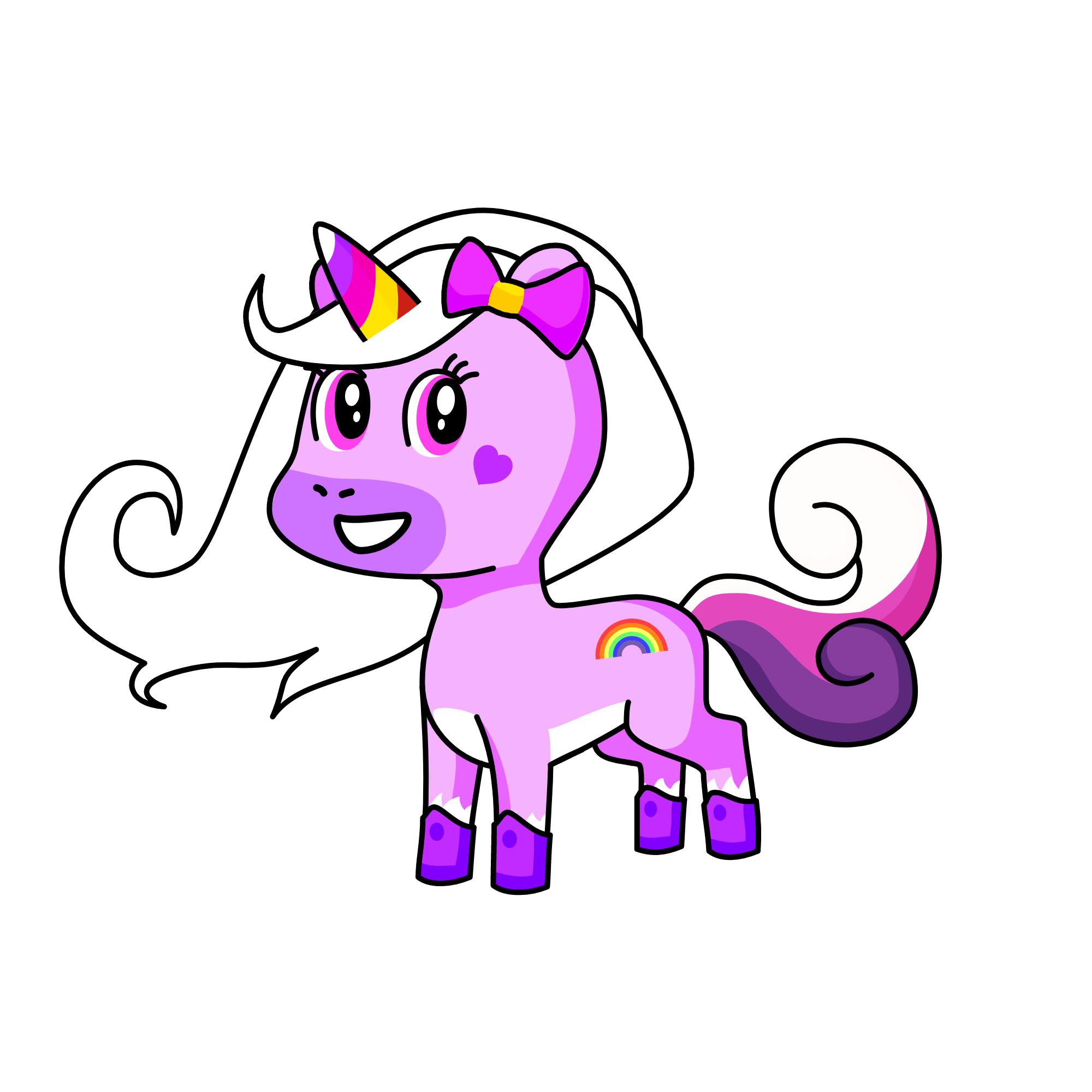 sparkly, the unicorn