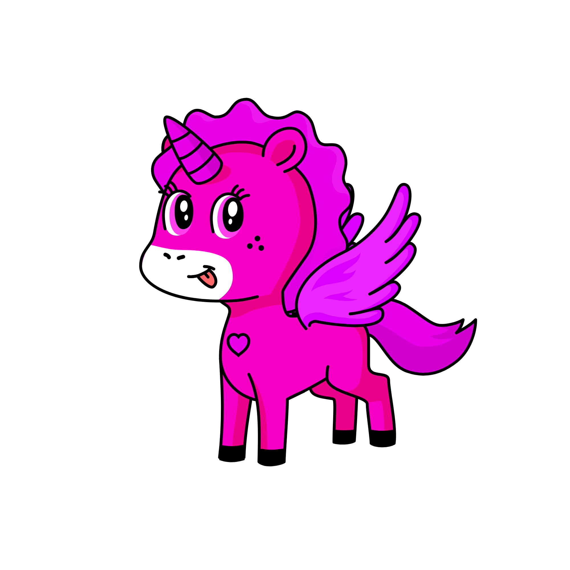 PİNKİE PİE, the unicorn