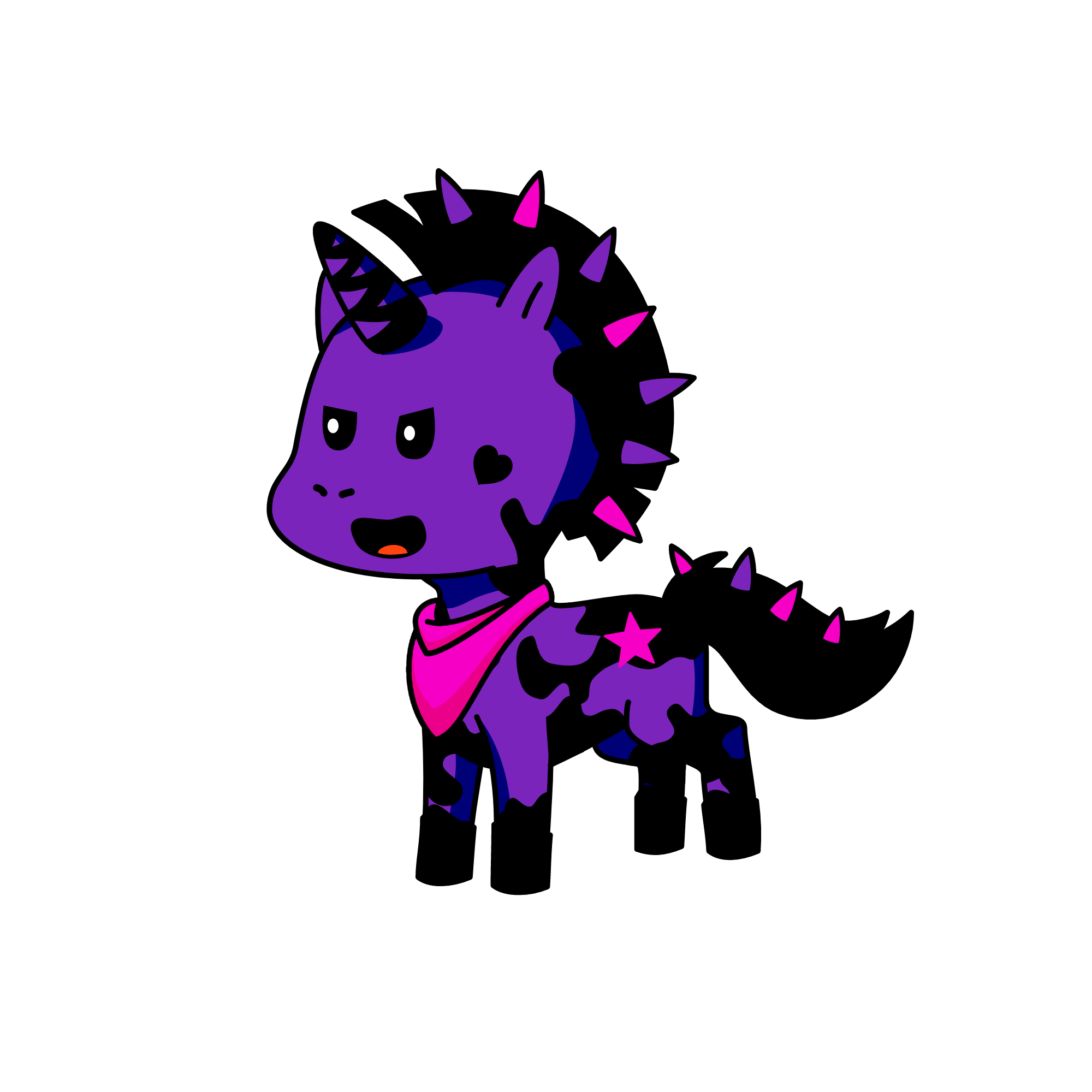 angry, the unicorn